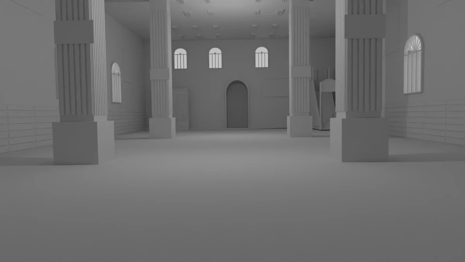 Mosque Interior No Material FlippedNormals