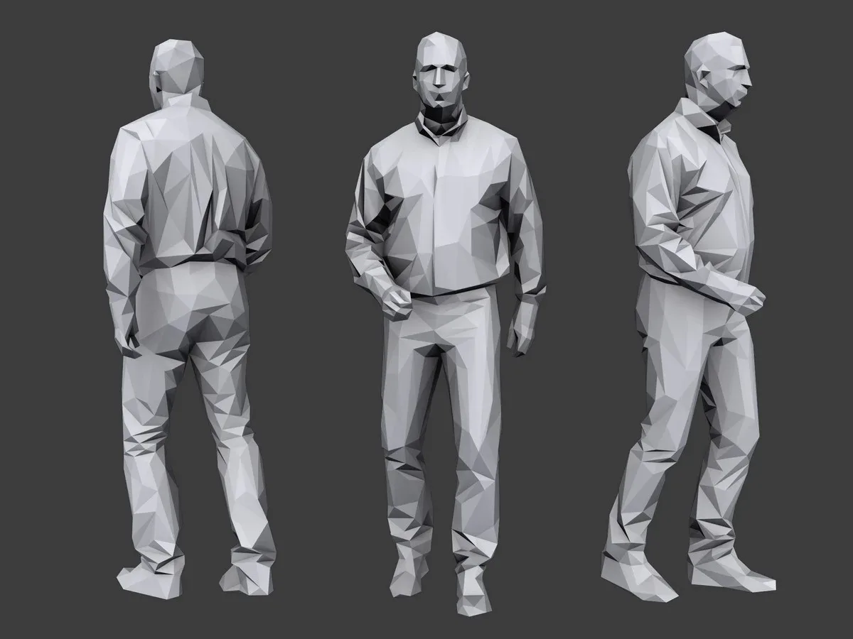 Lowpoly People Casual Pack Volume 8