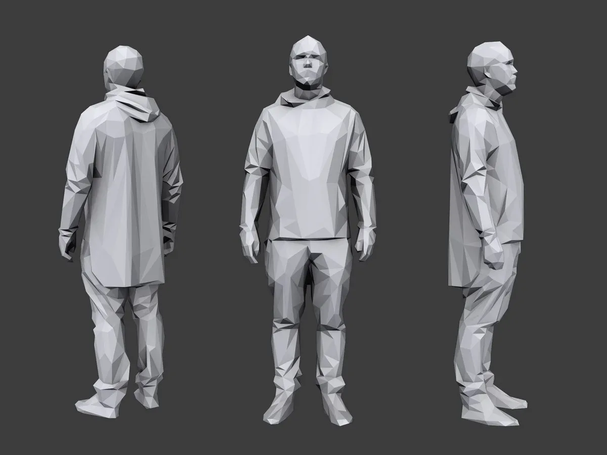 Lowpoly People Casual Pack Volume 8