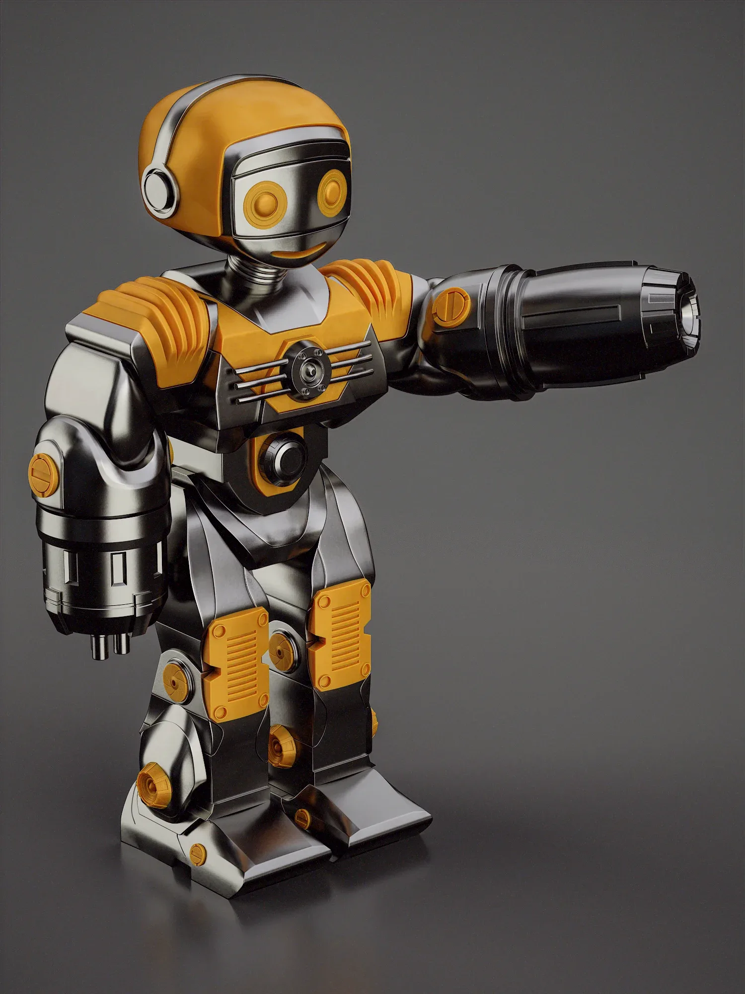 Hard Surface Robot Kitbash