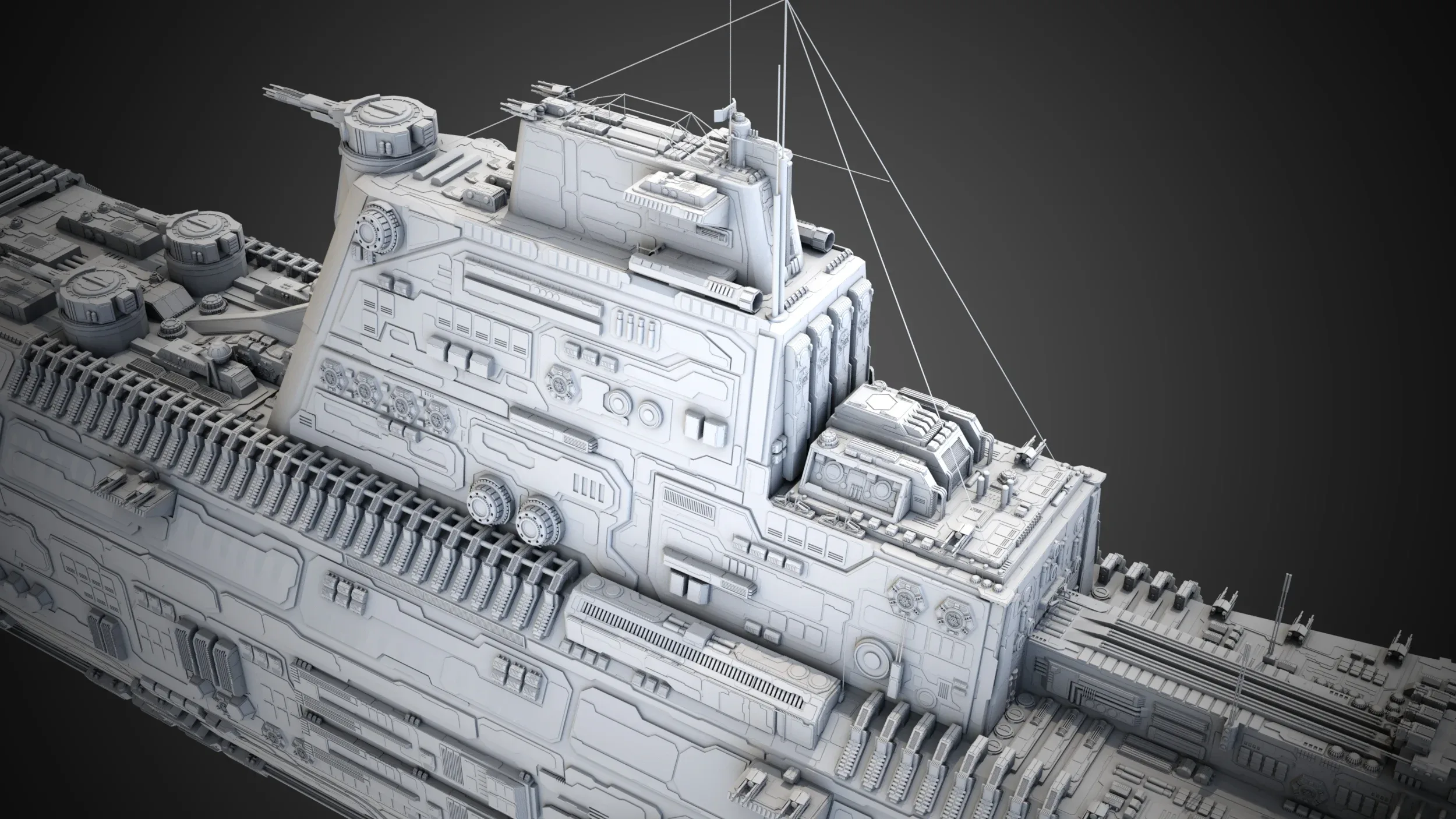 Sci-fi Saratoga class carrier