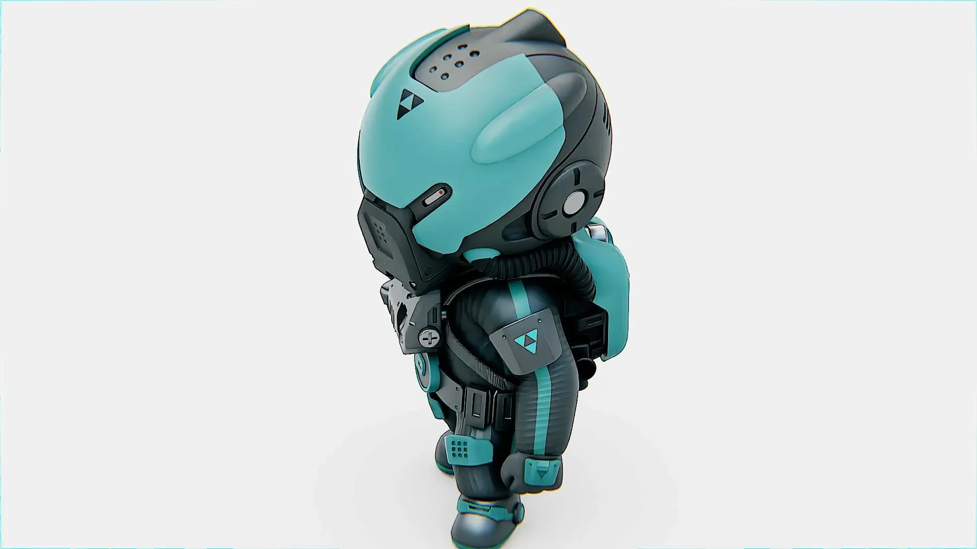 Toon Astronaut Robby Auto-Rig Pro Rigged For Mixamo, Unreal Engine Unity