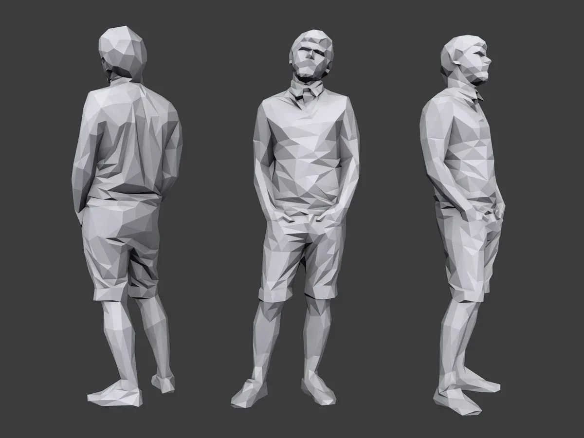 Lowpoly People Casual Pack Volume 9