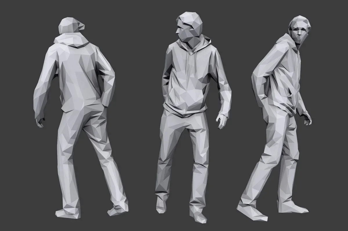 Lowpoly People Casual Pack Volume 10