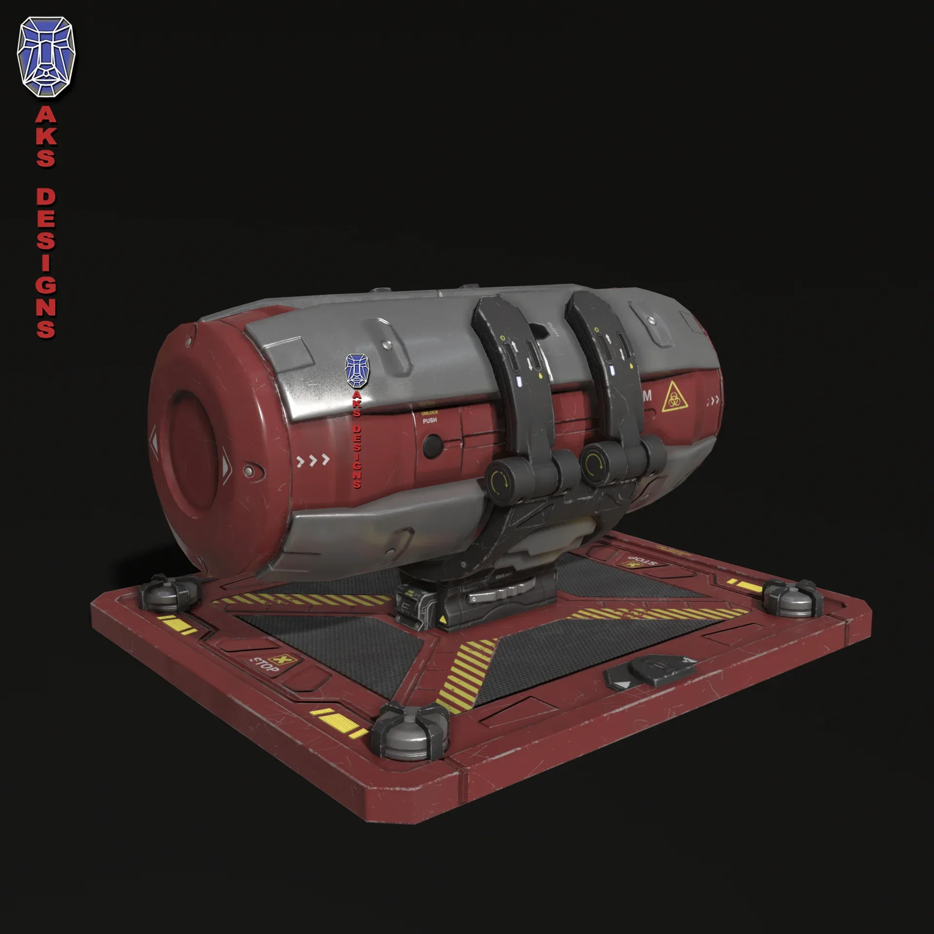 Sci fi container v1 Gameready