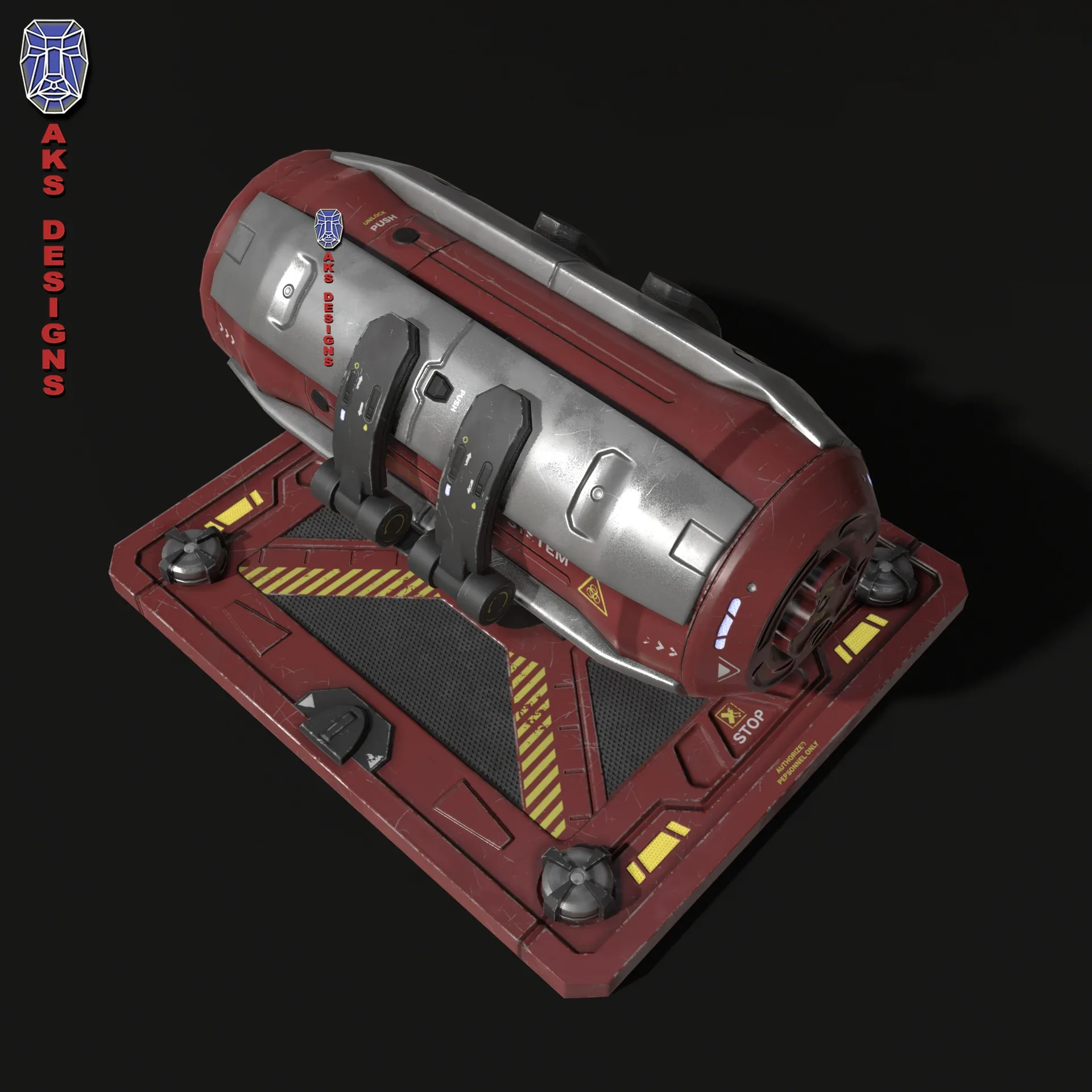 Sci fi container v1 Gameready