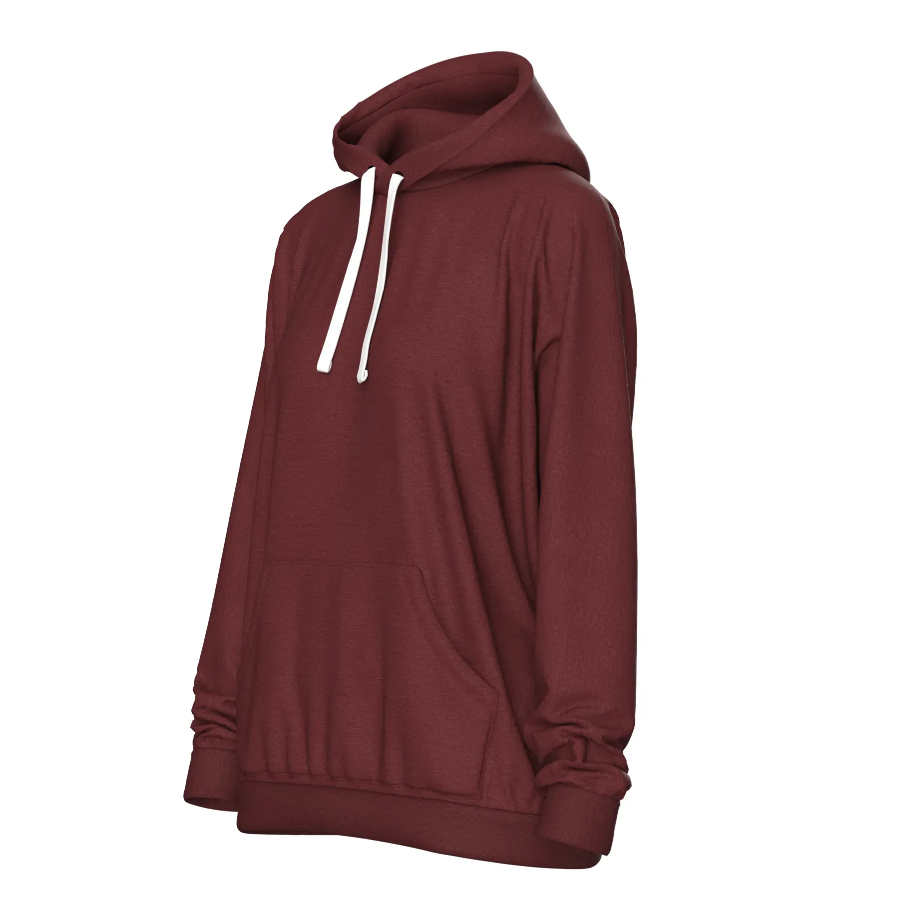 Hoodie oversize, marvelous designer,clo3d