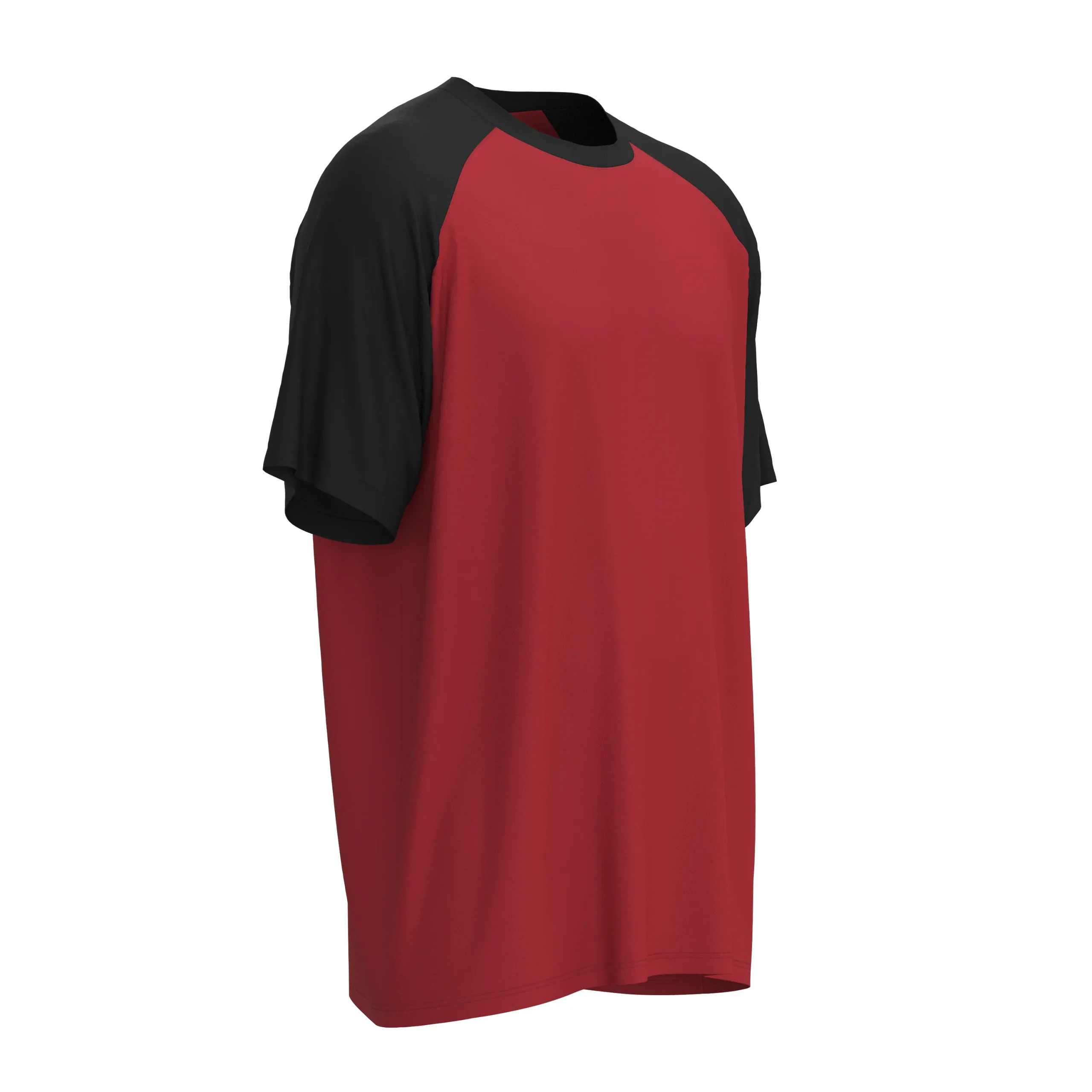 Men's Raglan sleeve t-shirt,marvelous designer,clo3d