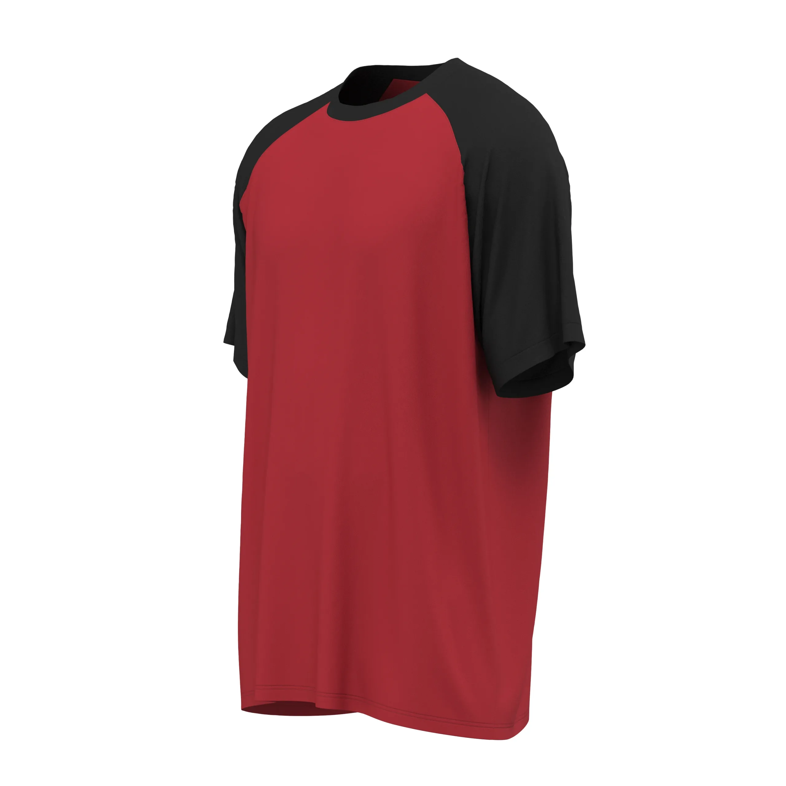 Men's Raglan sleeve t-shirt,marvelous designer,clo3d