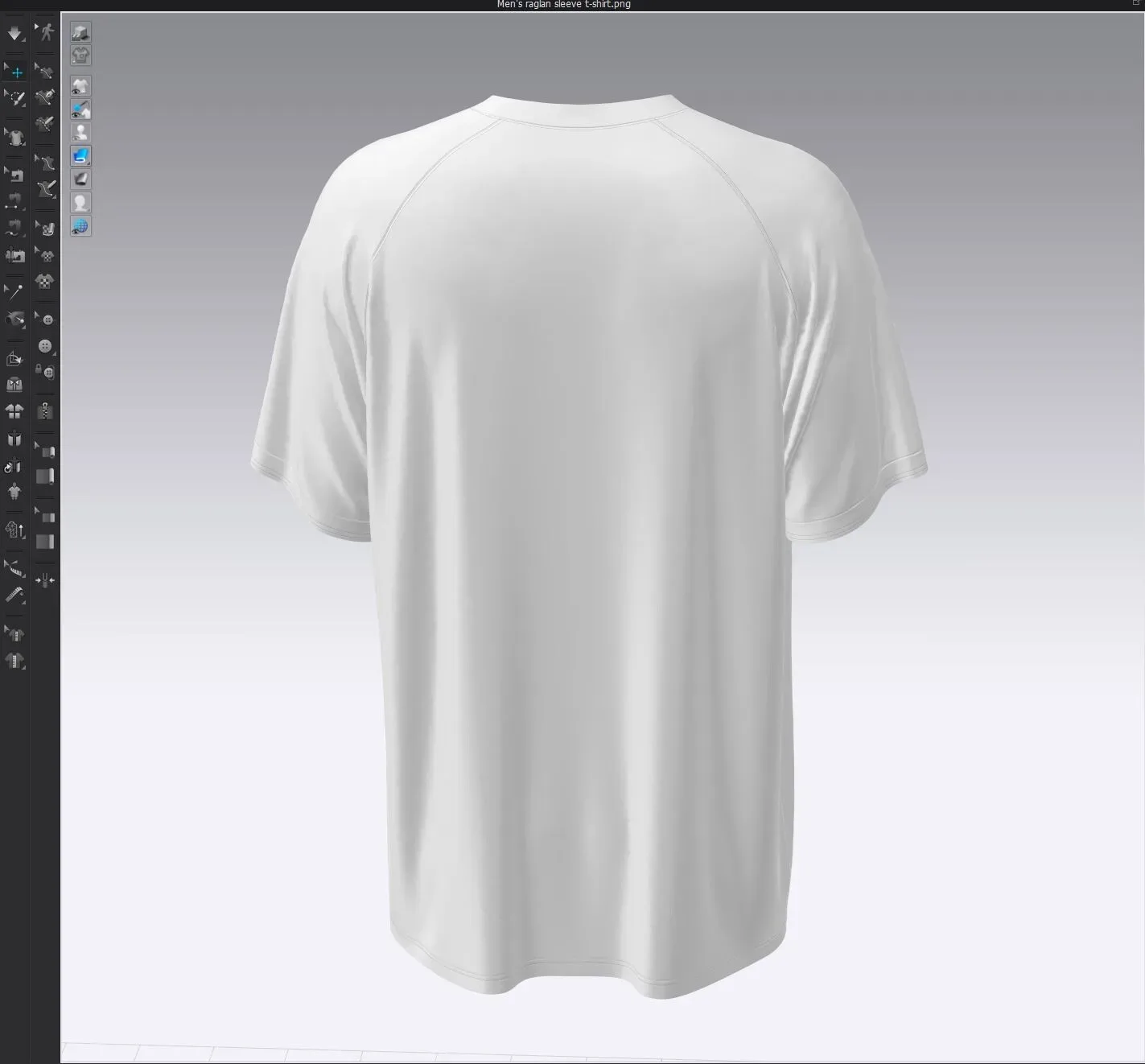 Men's Raglan sleeve t-shirt,marvelous designer,clo3d