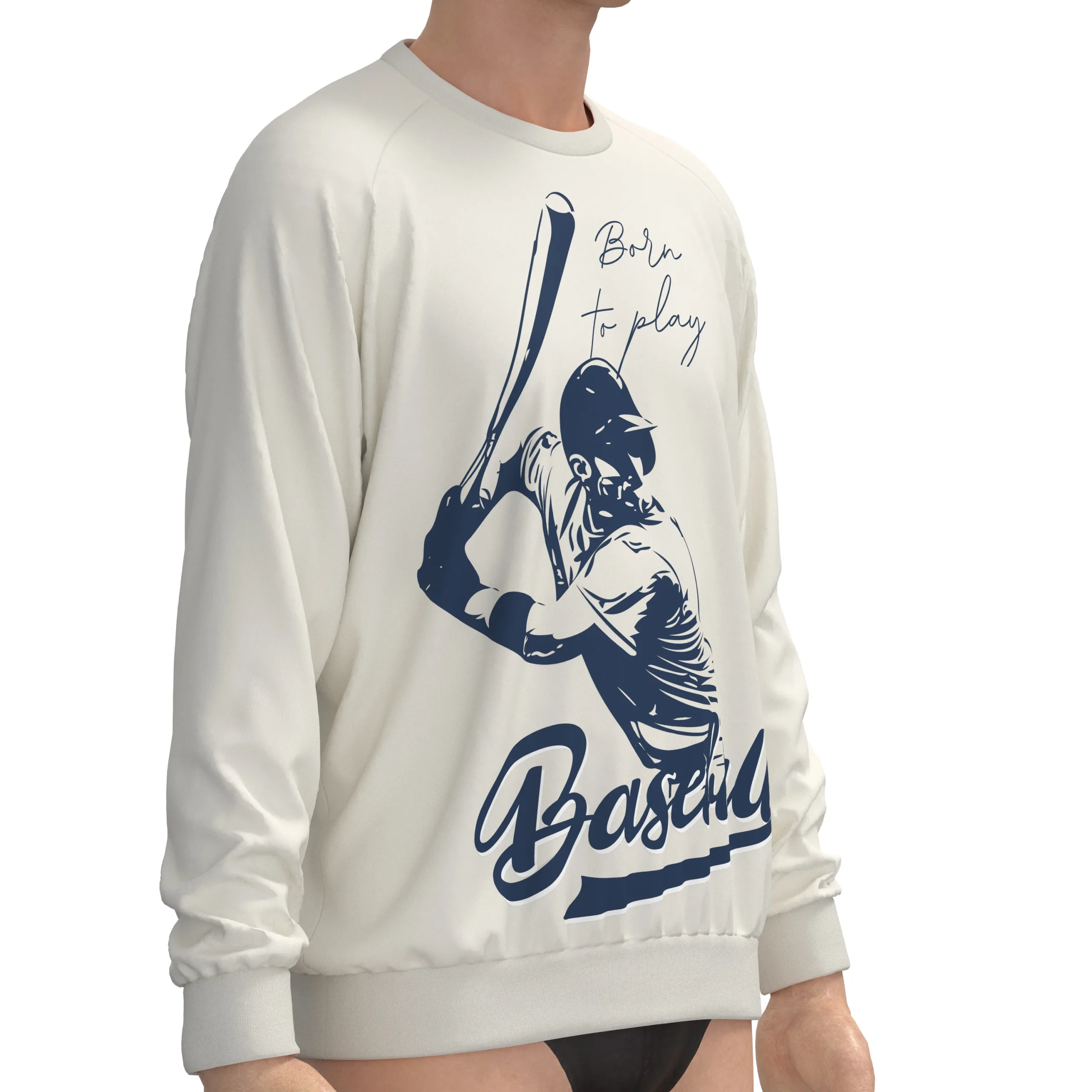 raglan sweater ,marvelous designer,clo3d