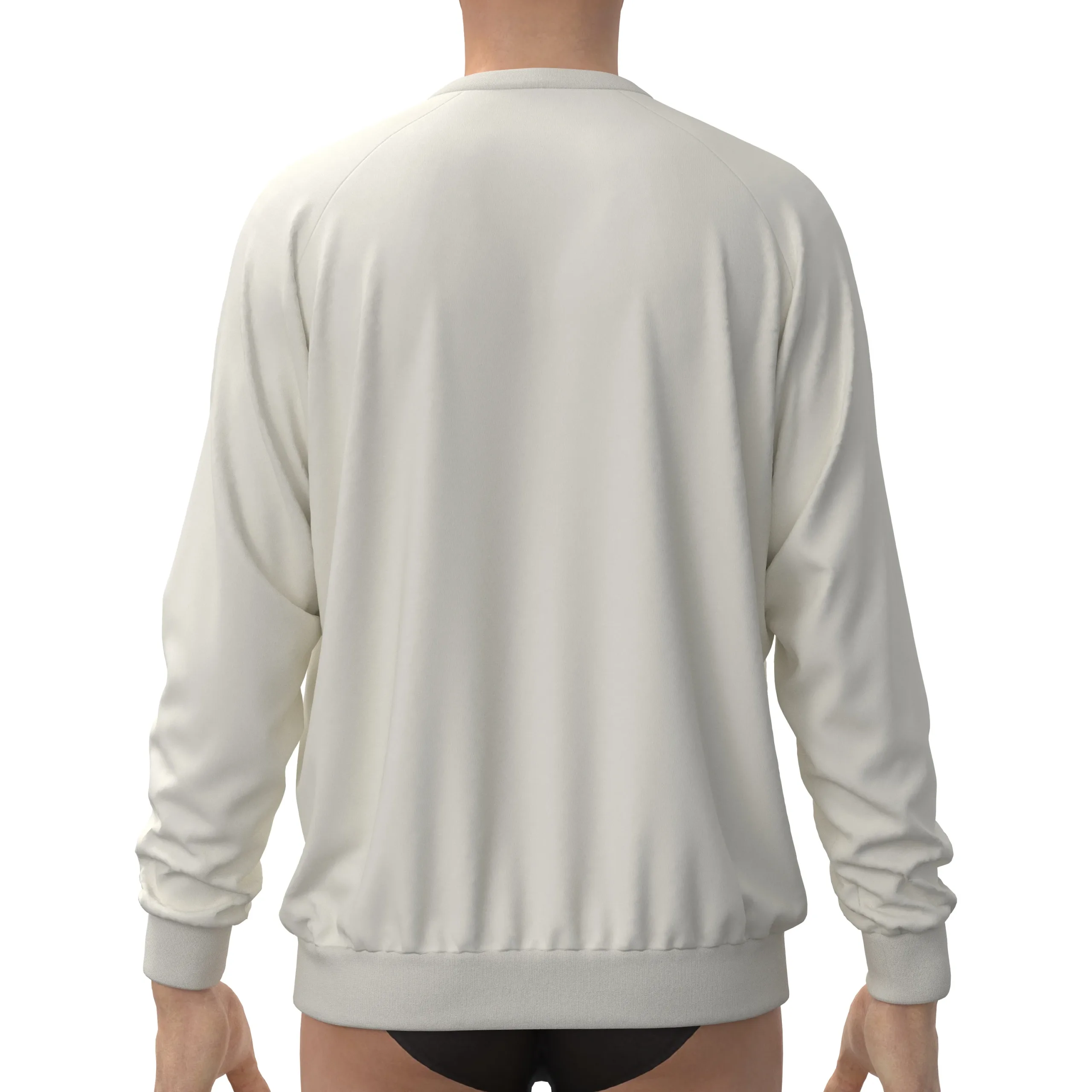 raglan sweater ,marvelous designer,clo3d
