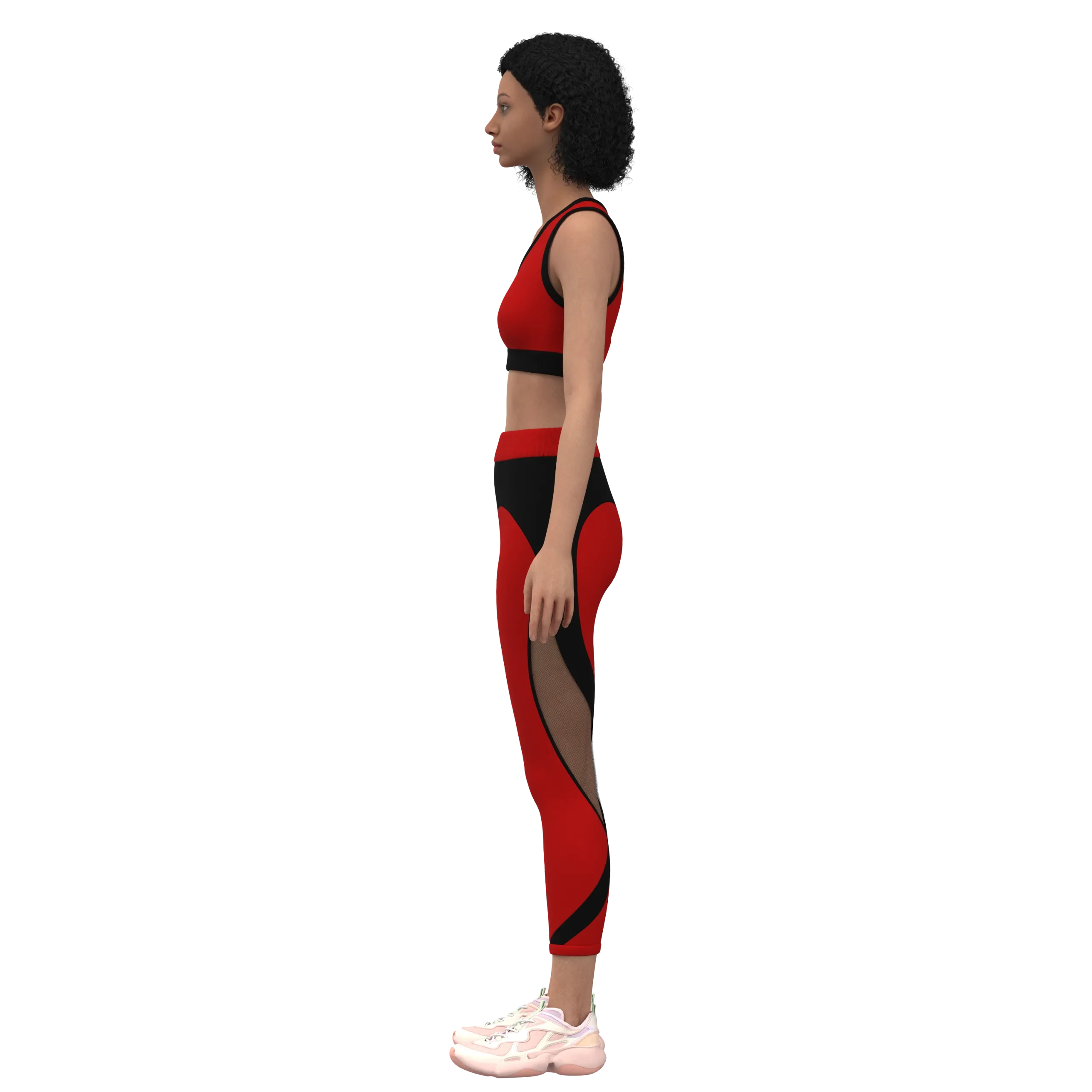 Women's Bra and Leggings, marvelous designer,clo3d