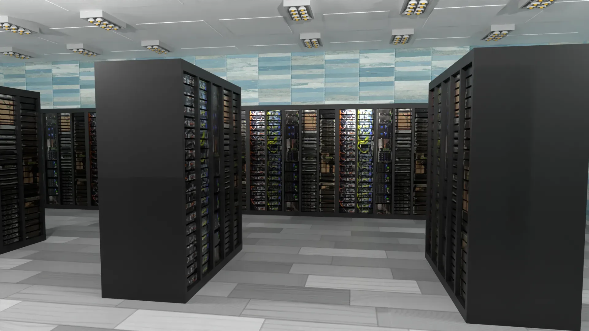 Data Communication Server Room