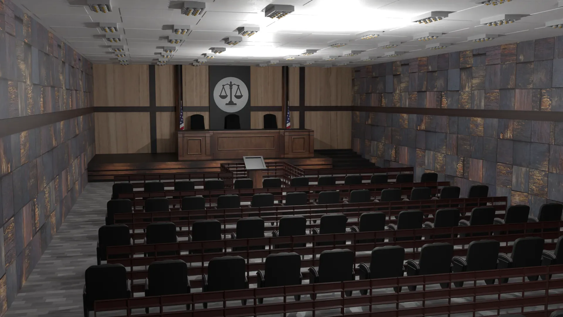 Court Room Interior