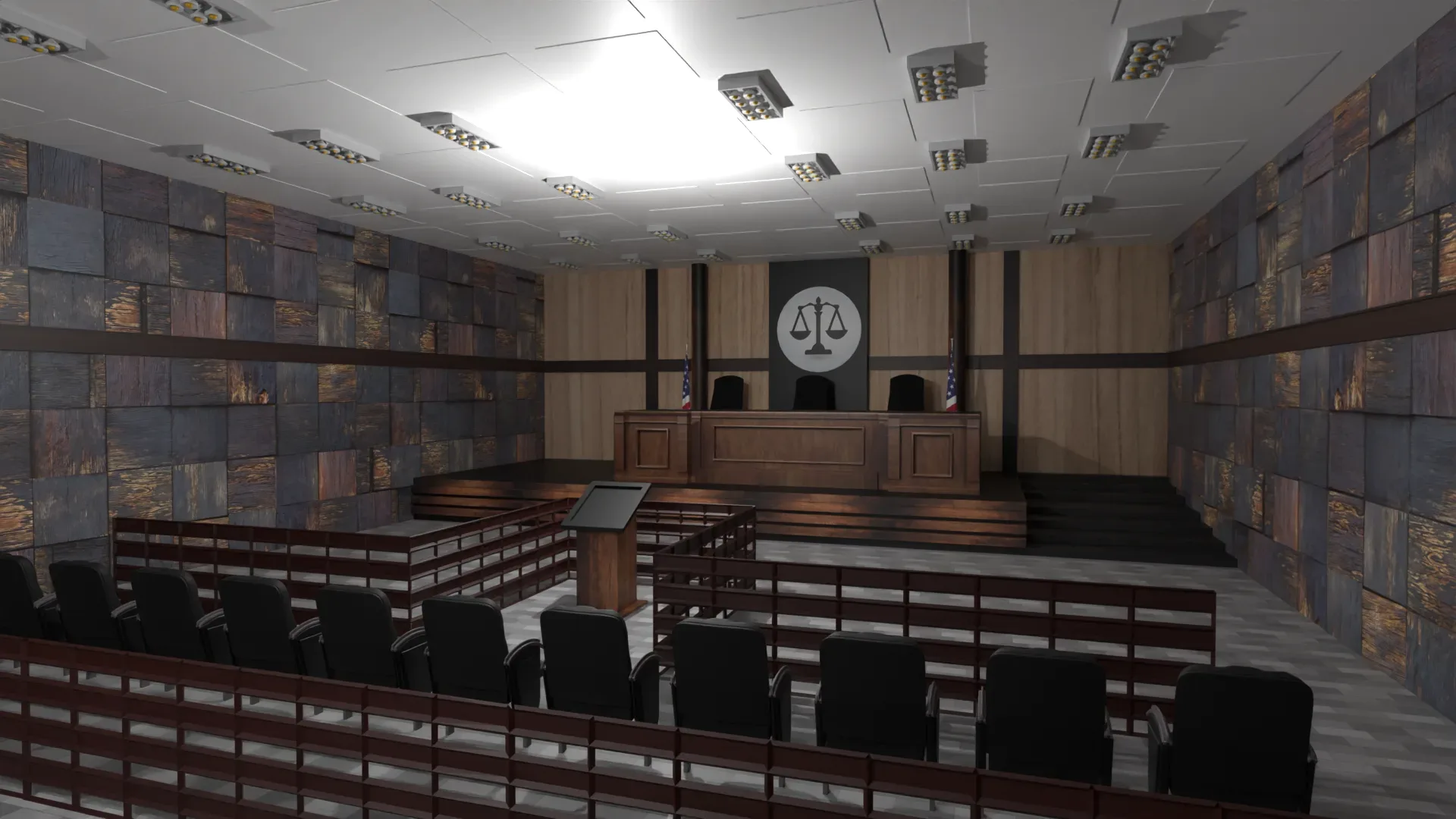 Court Room Interior