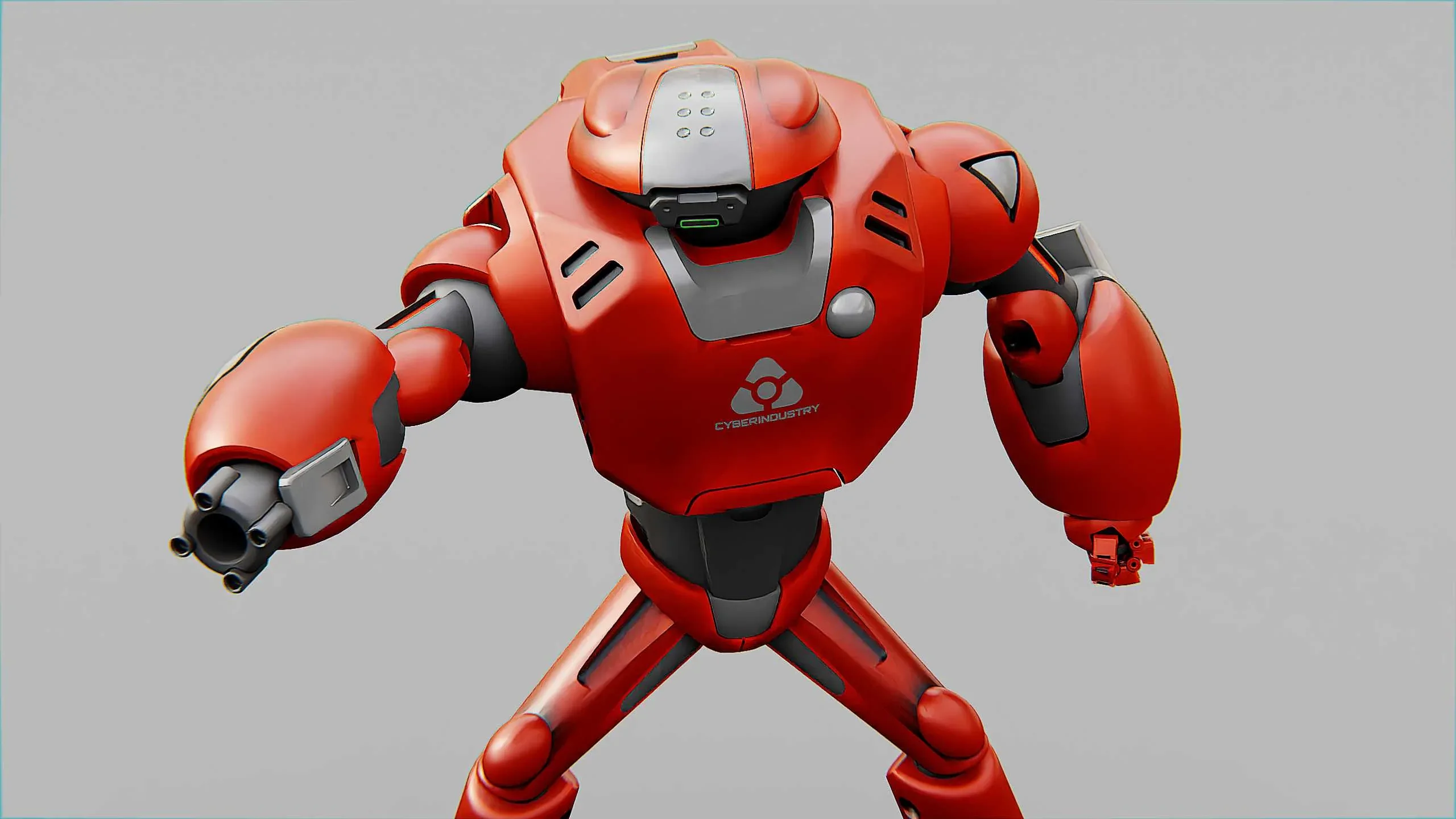 Battle Droid Xzeron Auto-Rig Pro Rigged For Mixamo, Unreal Engine Unity