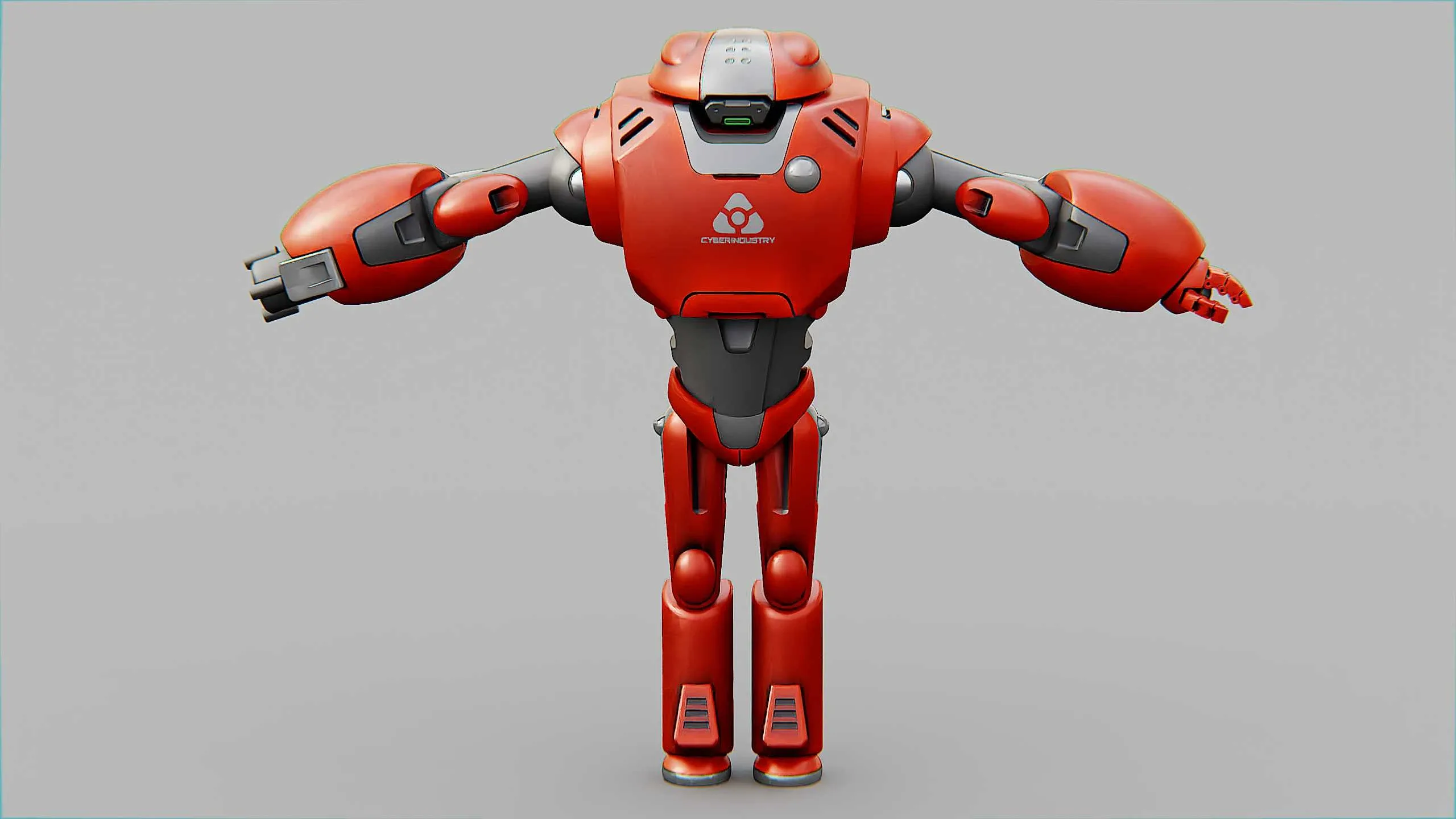 Battle Droid Xzeron Auto-Rig Pro Rigged For Mixamo, Unreal Engine Unity