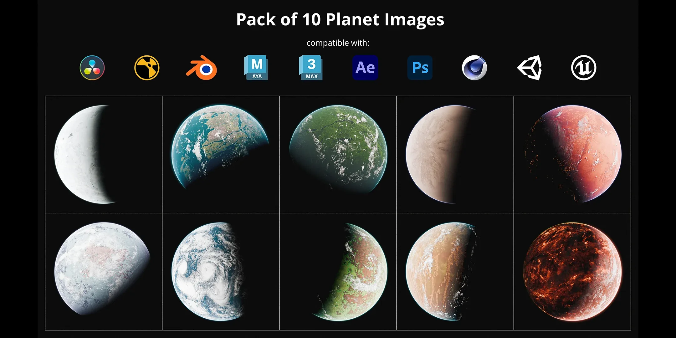 Planets - 8K Image Pack