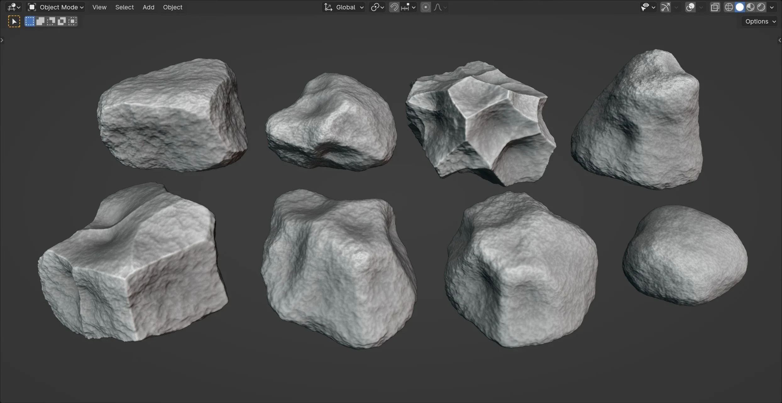 Rock Generator - Geometry Nodes