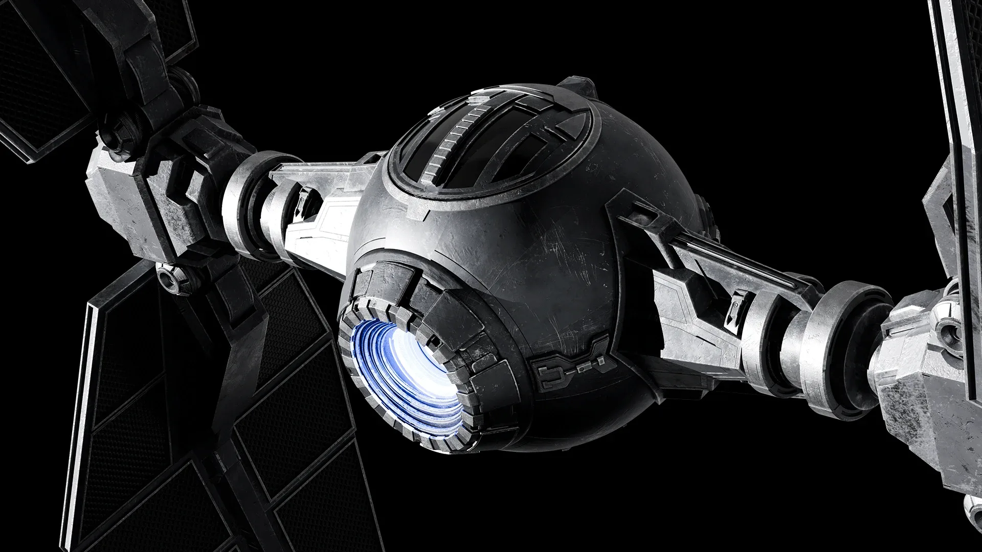 Tie Fighter - Hard surface Kitbash