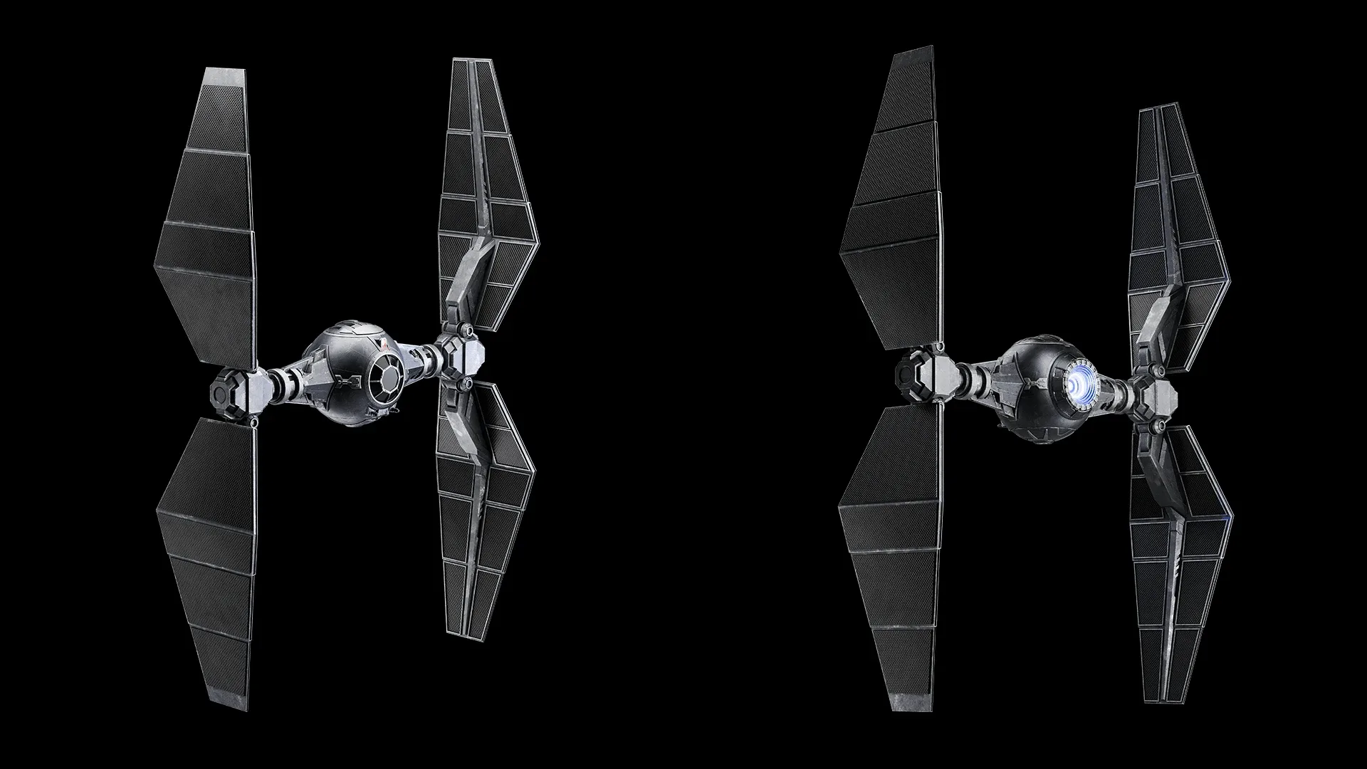 Tie Fighter - Hard surface Kitbash