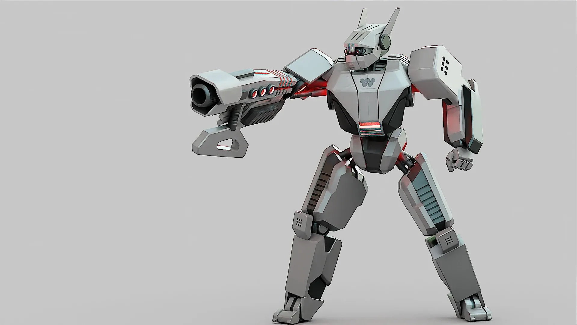 Fighter Robot Xera Auto-Rig Pro Rigged For Mixamo, Unreal Engine Unity