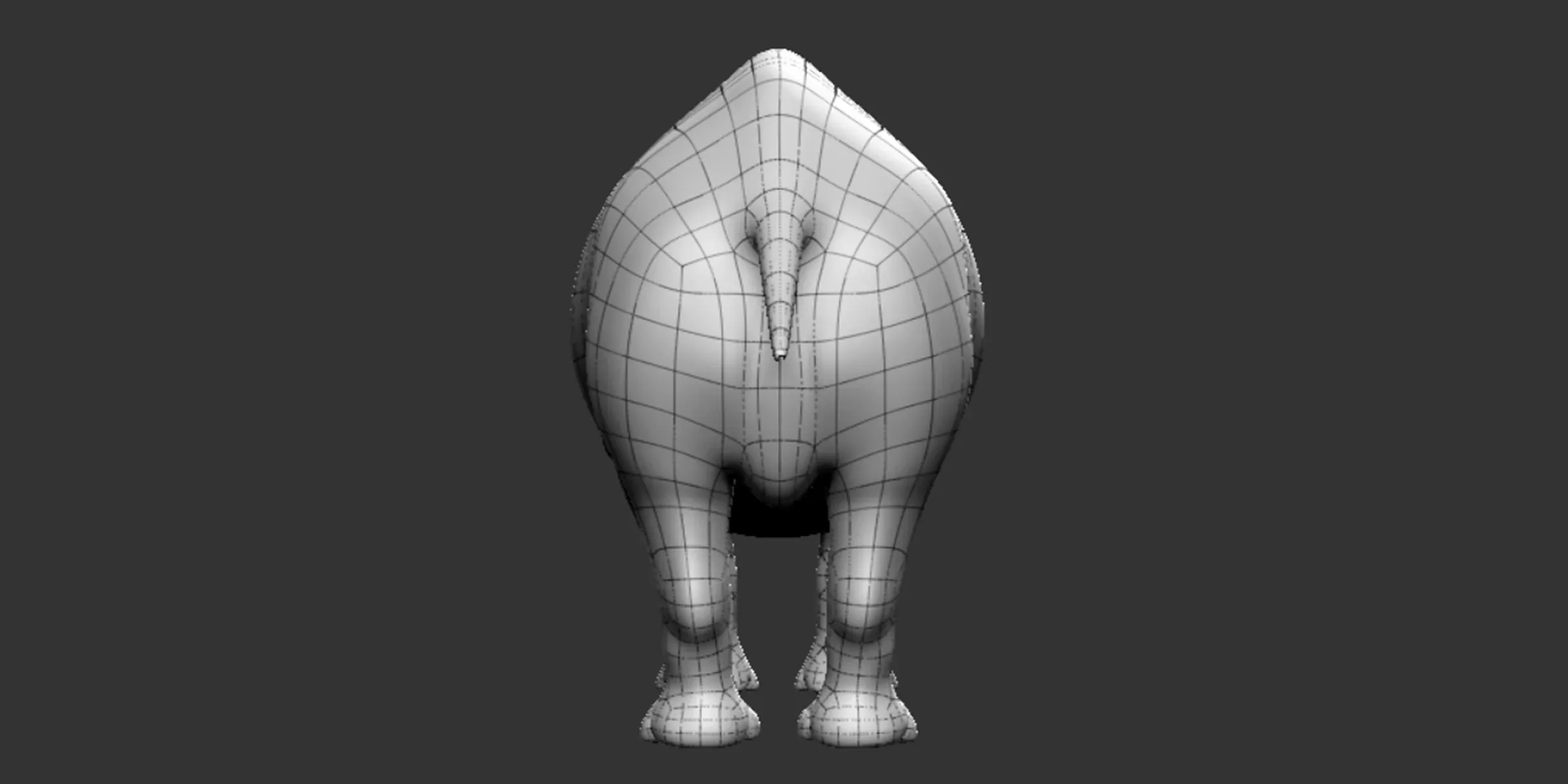 Rhino BaseMesh - Topology + UV Map