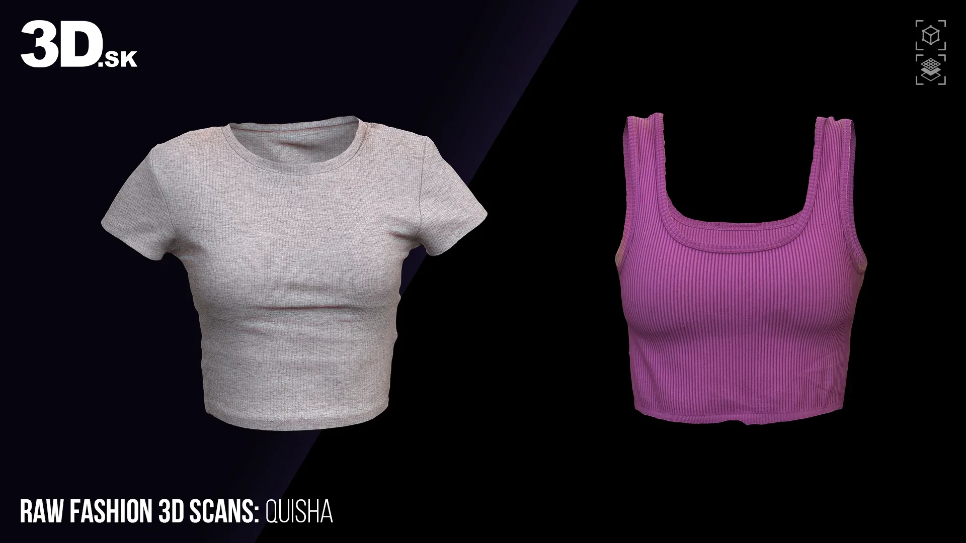 Raw Fashion Clothes 3D Scans Set | Quisha