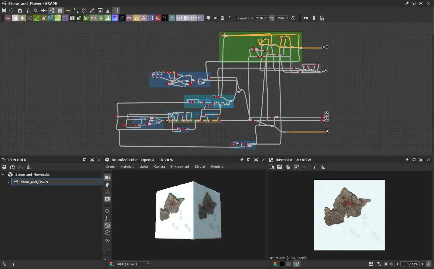 Substance Designer Tutorial | Stone and Flower