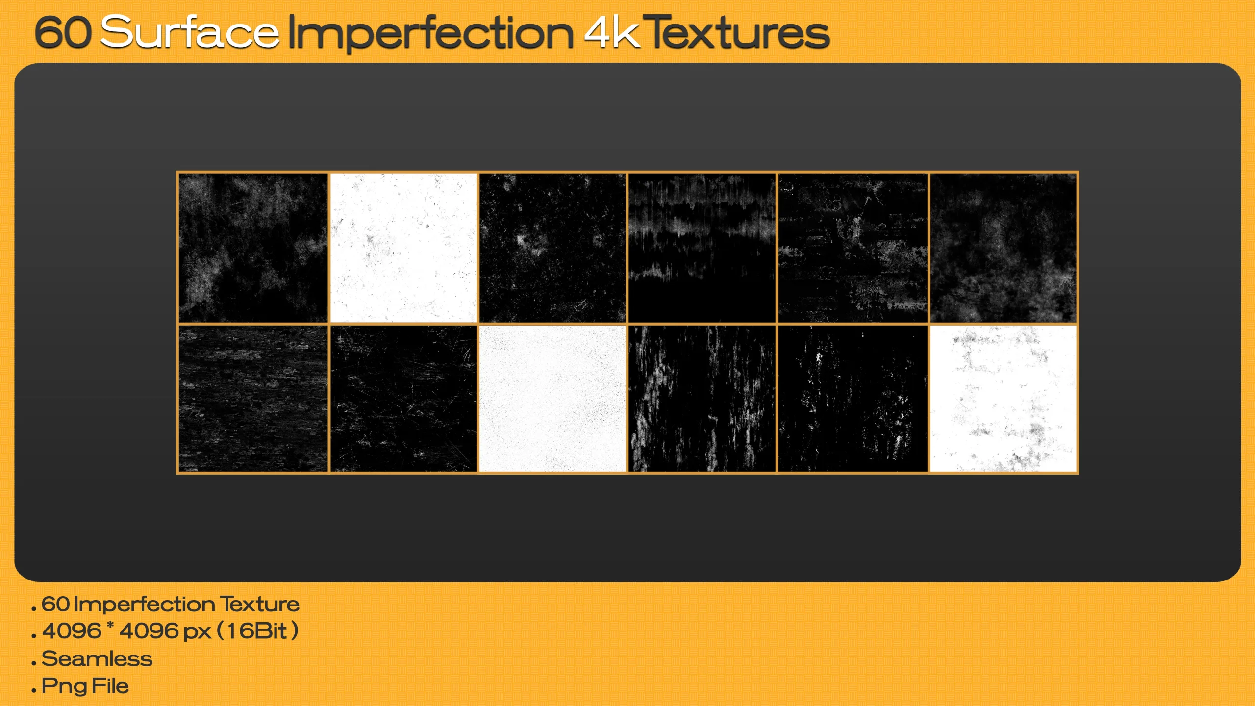 60 Surface Imperfection 4k Textures