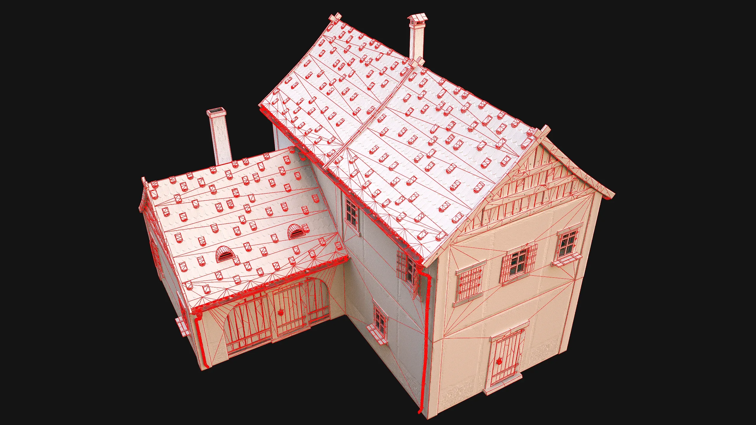 Medieval Town House City Pack 15 Buildings