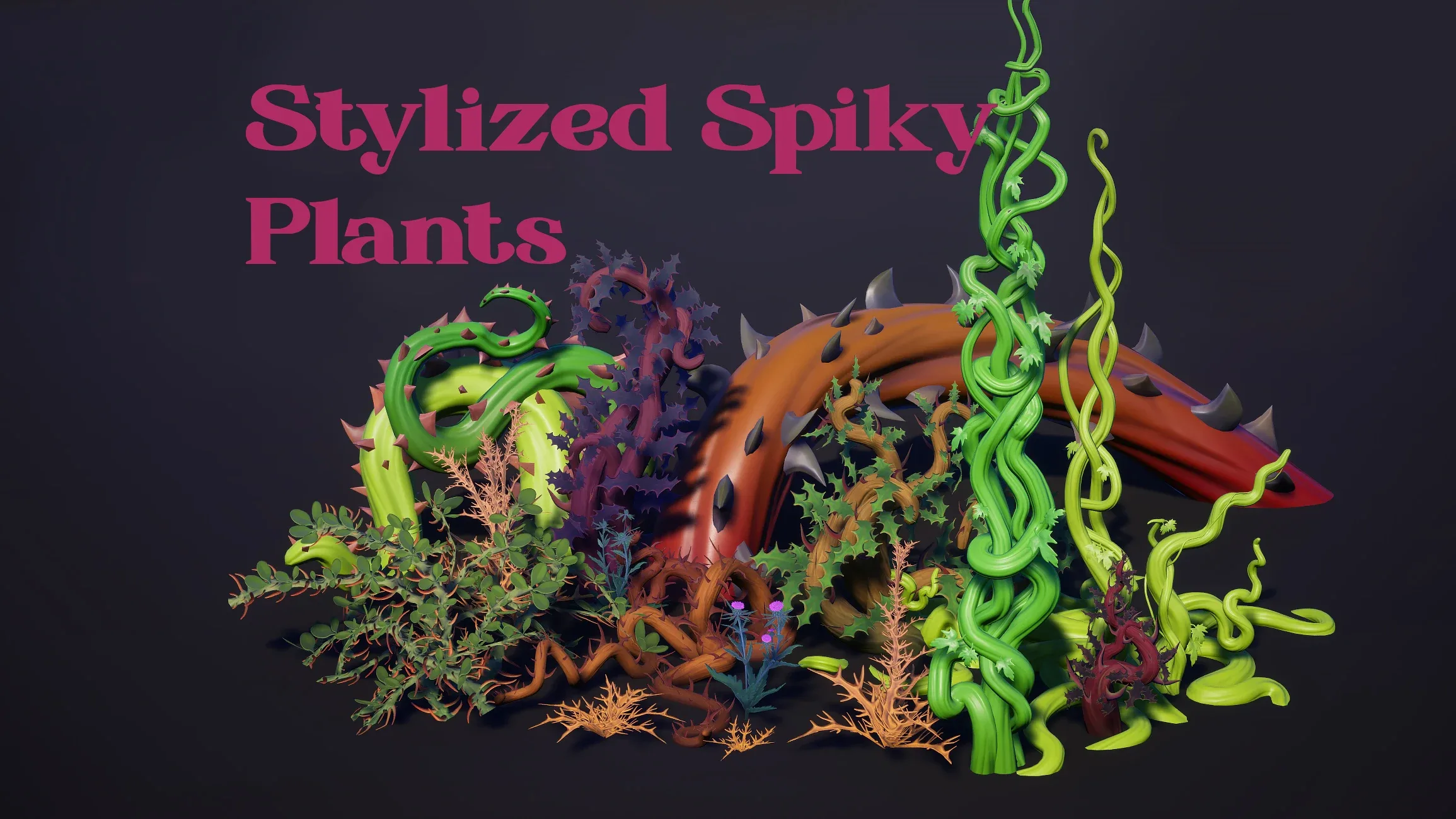 Spiky Plants Pack