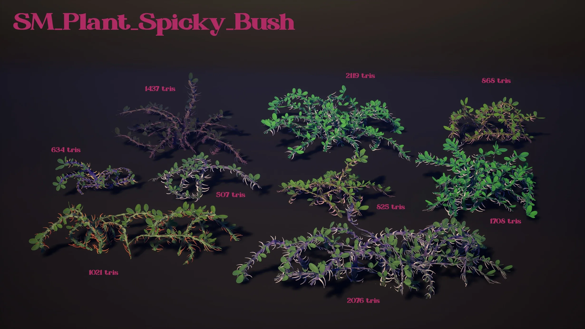 Spiky Plants Pack