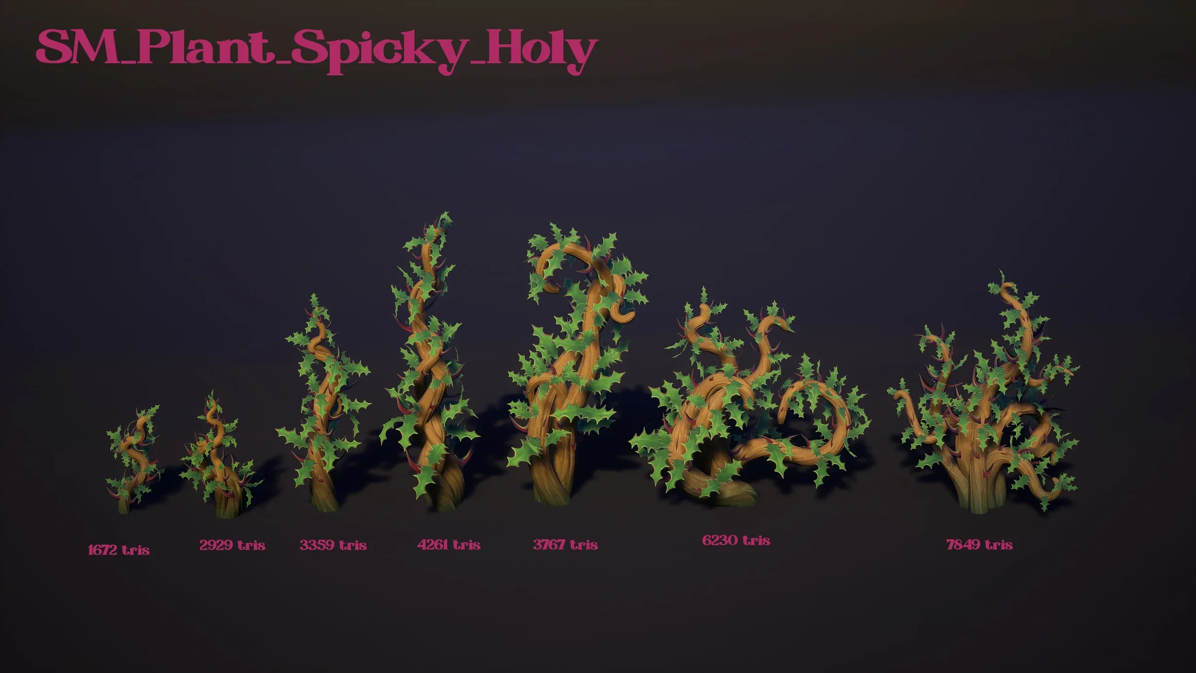 Spiky Plants Pack