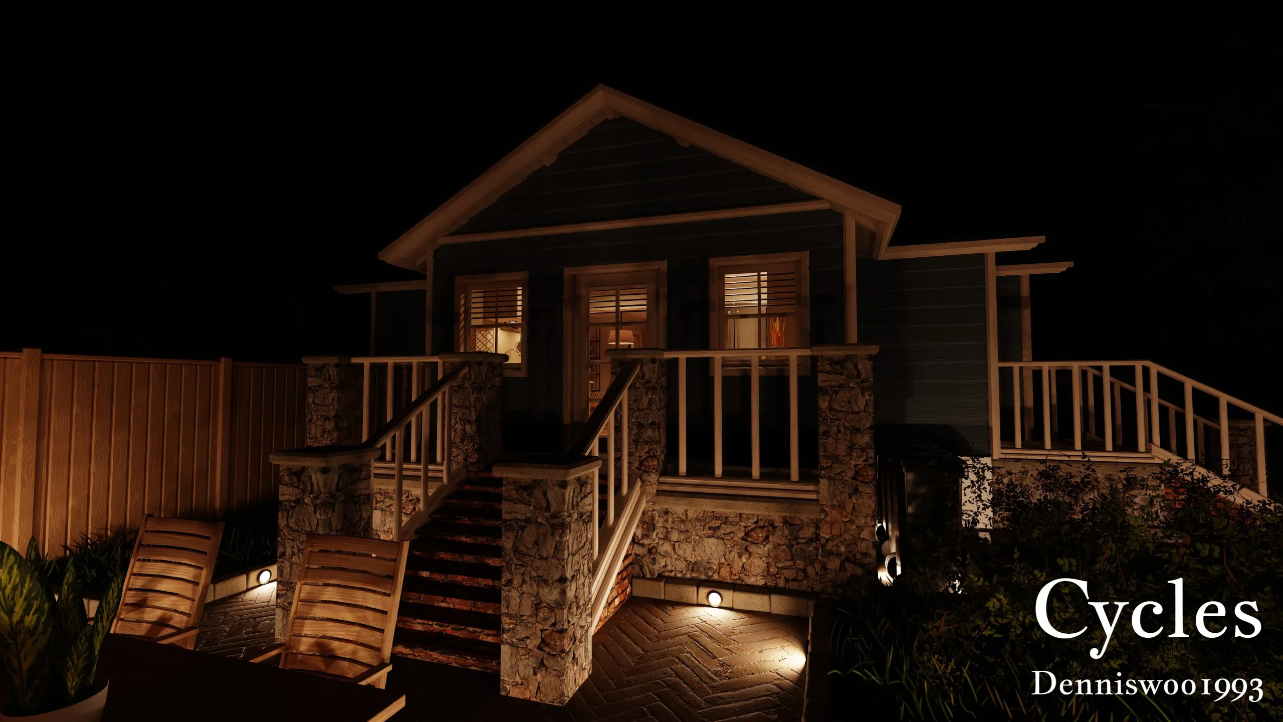 Modular Classic Style American House 3