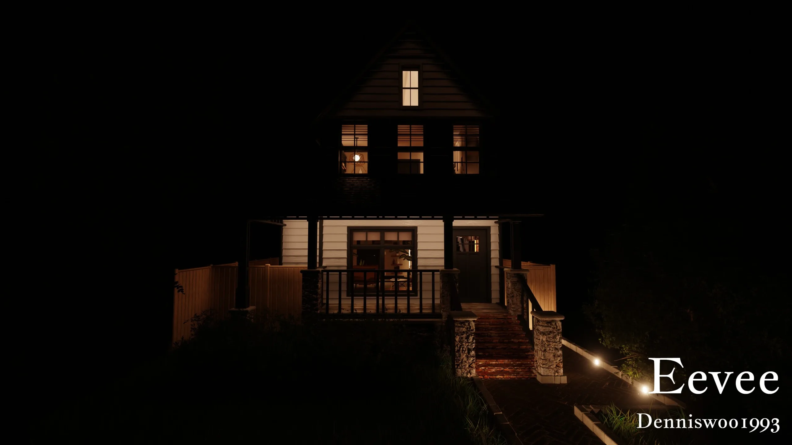 Modular Classic Style American House 4