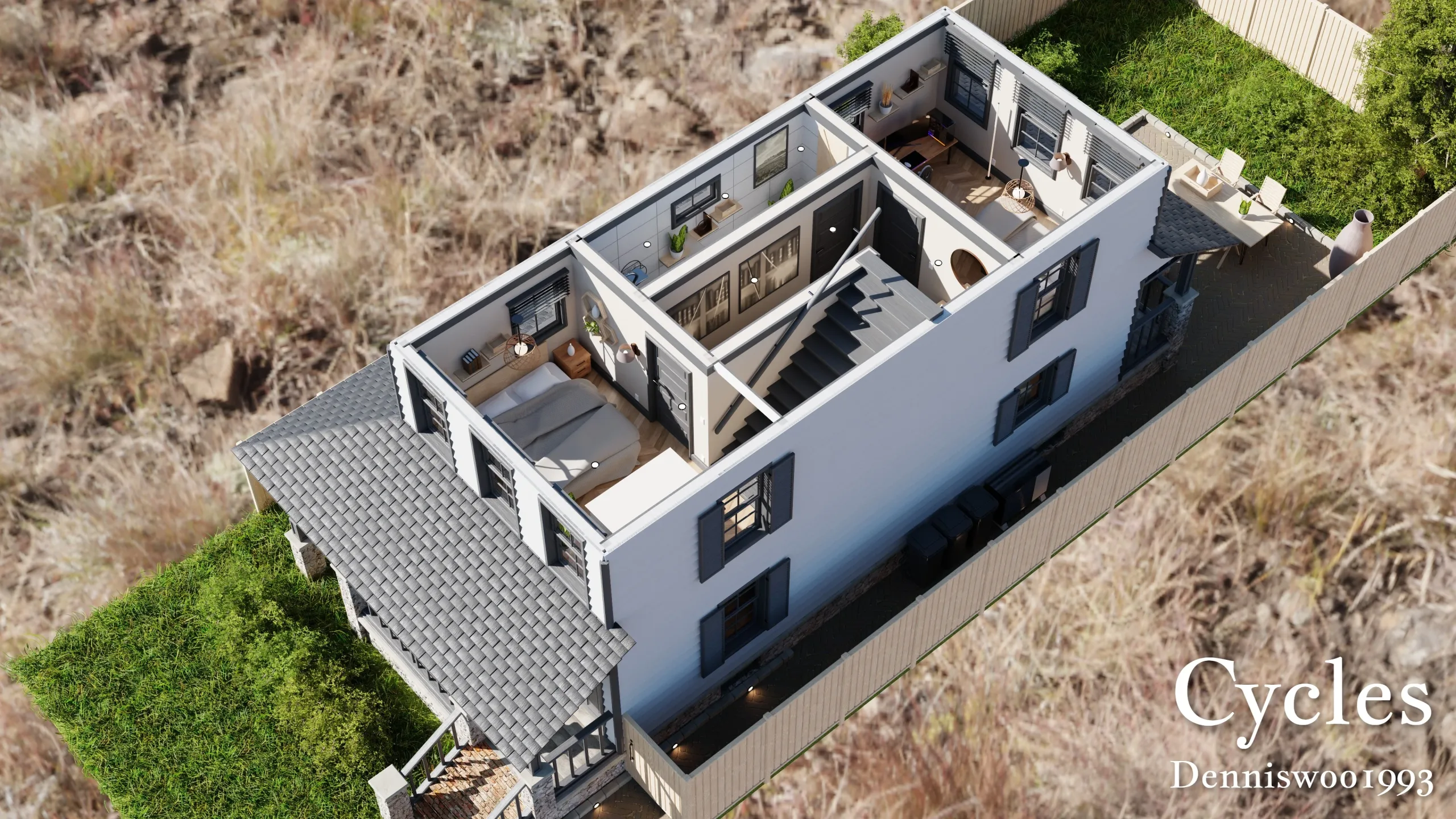 Modular Classic Style American House 4