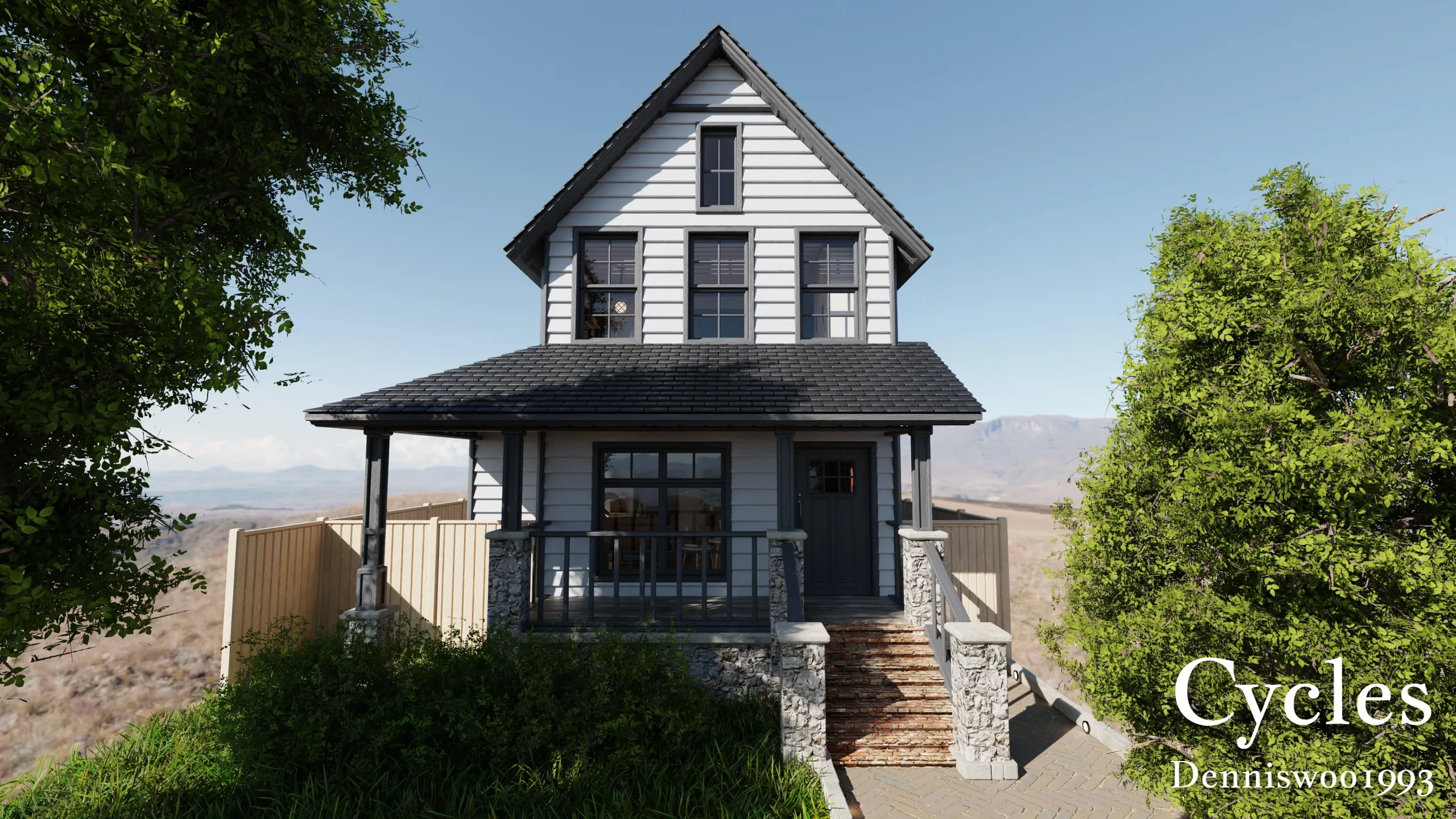 Modular Classic Style American House 4