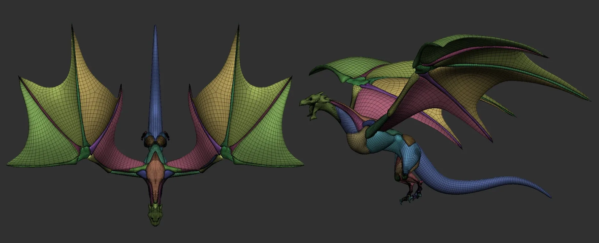 Dragon Base Mesh