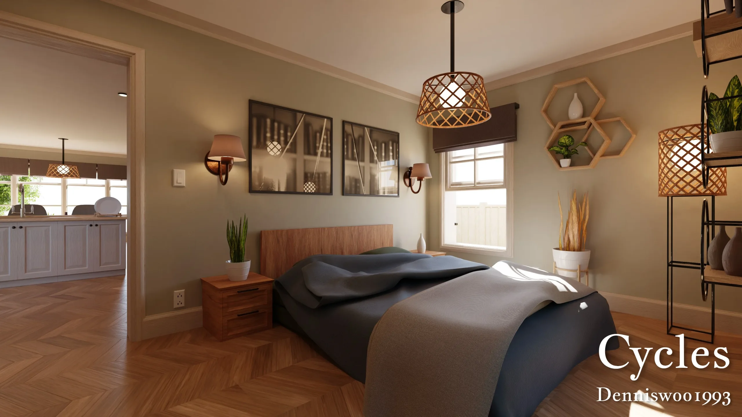 Modular Classic Style American Small 5 House pack