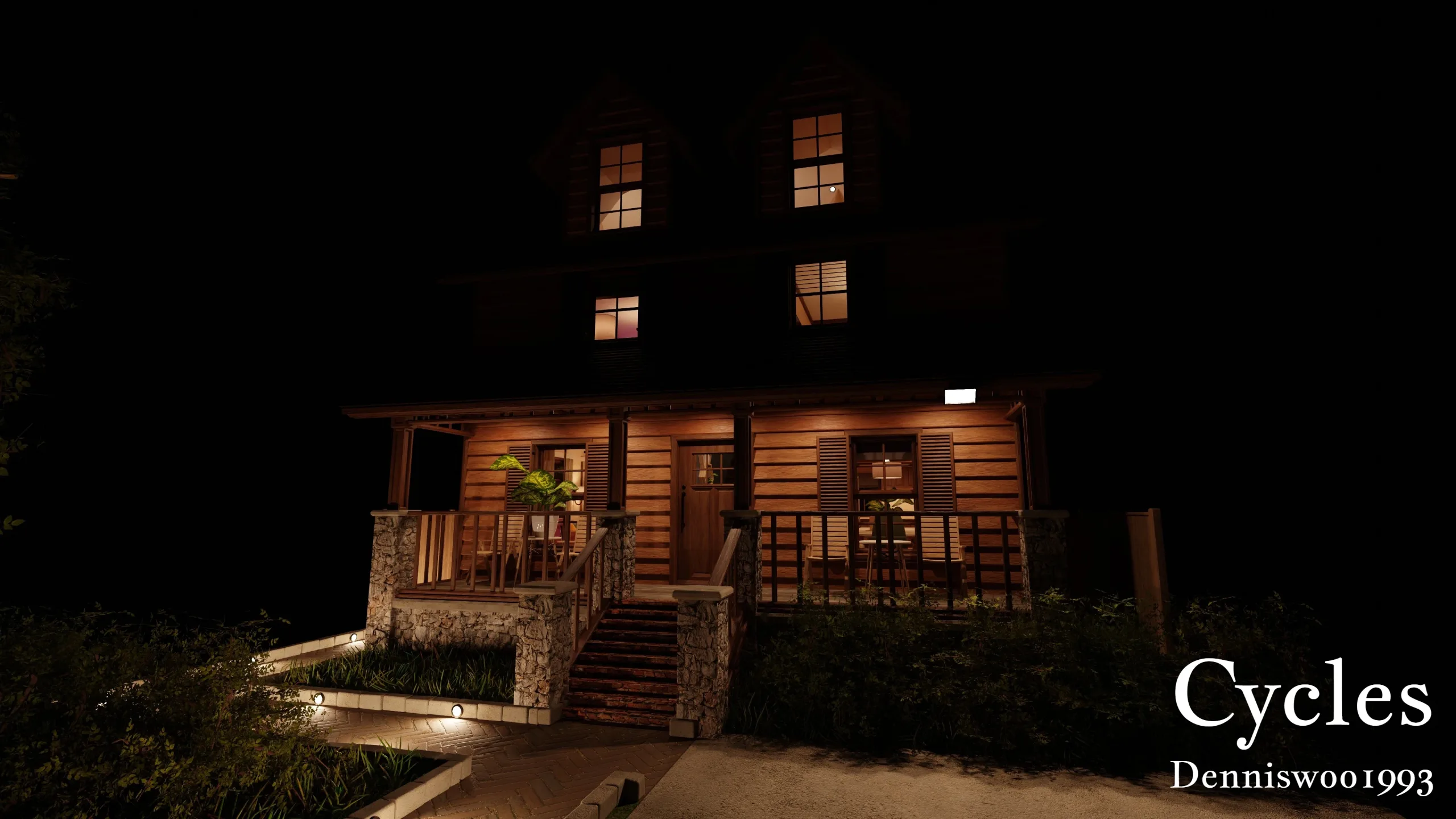 Modular Classic Style American House 6