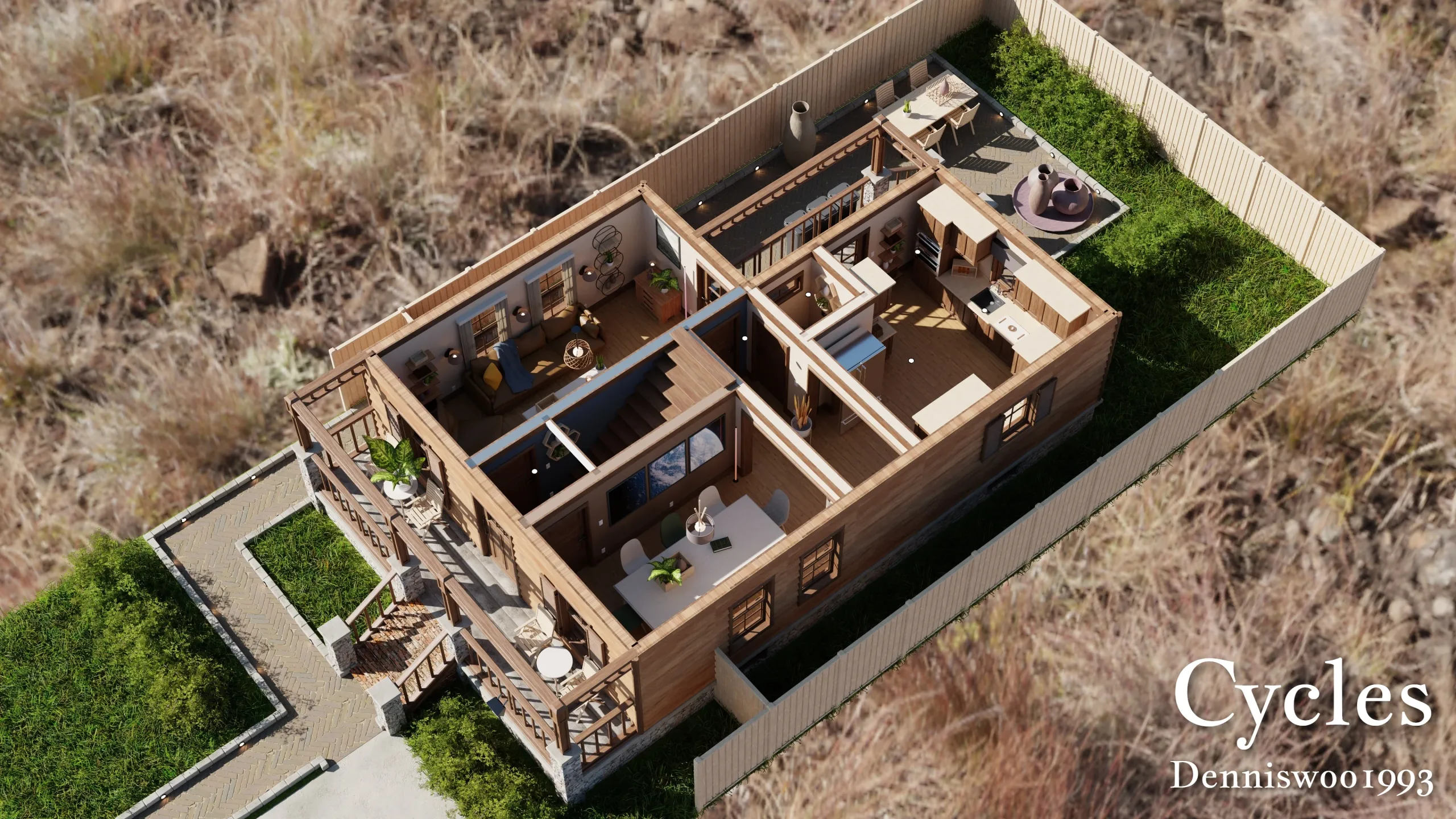 Modular Classic Style American House 6