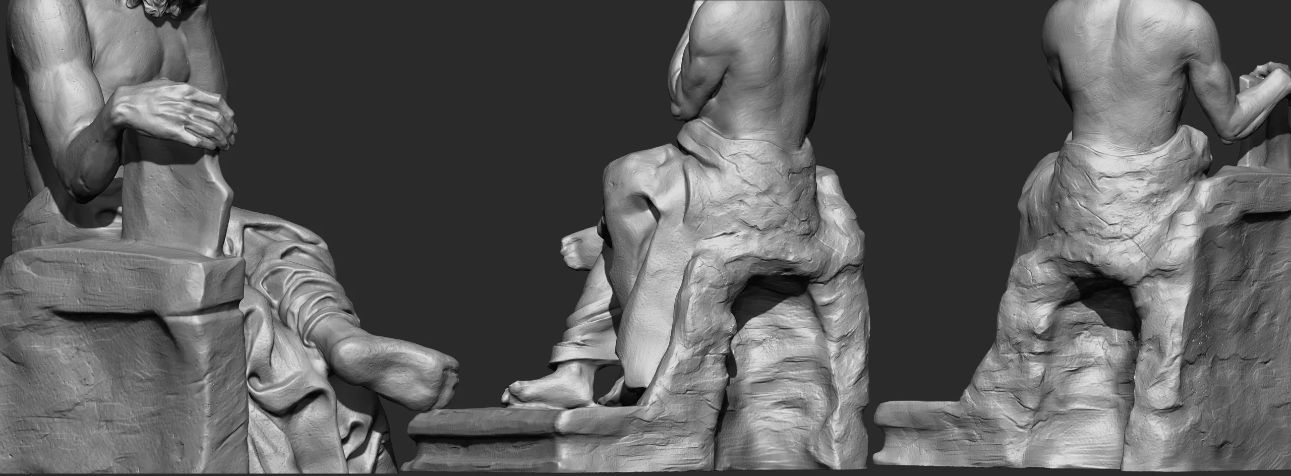 St.jerome Character Sculpture Tutorial Zbrush 2019 HighPoly