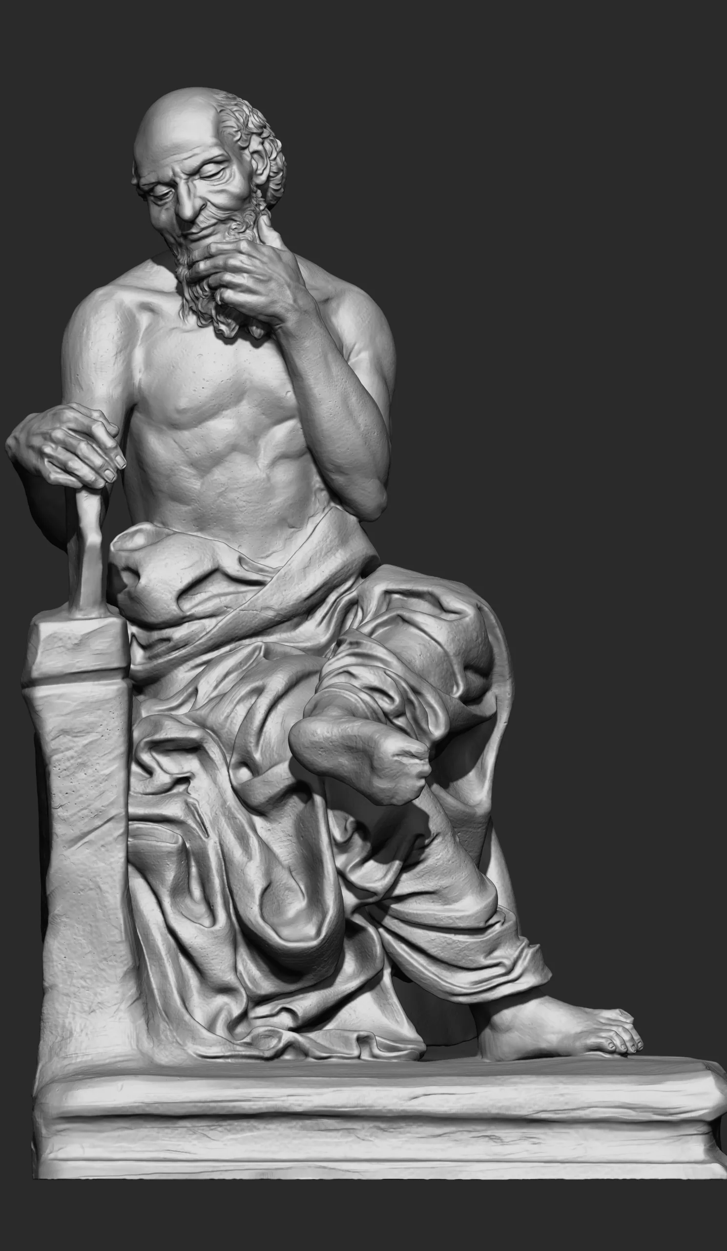 St.jerome Character Sculpture Zbrush 2019 HighPoly