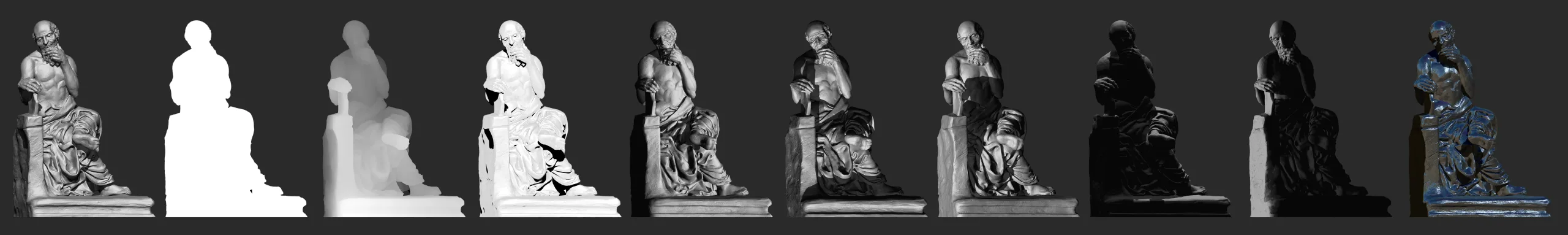 St.jerome Character Sculpture Zbrush 2019 HighPoly