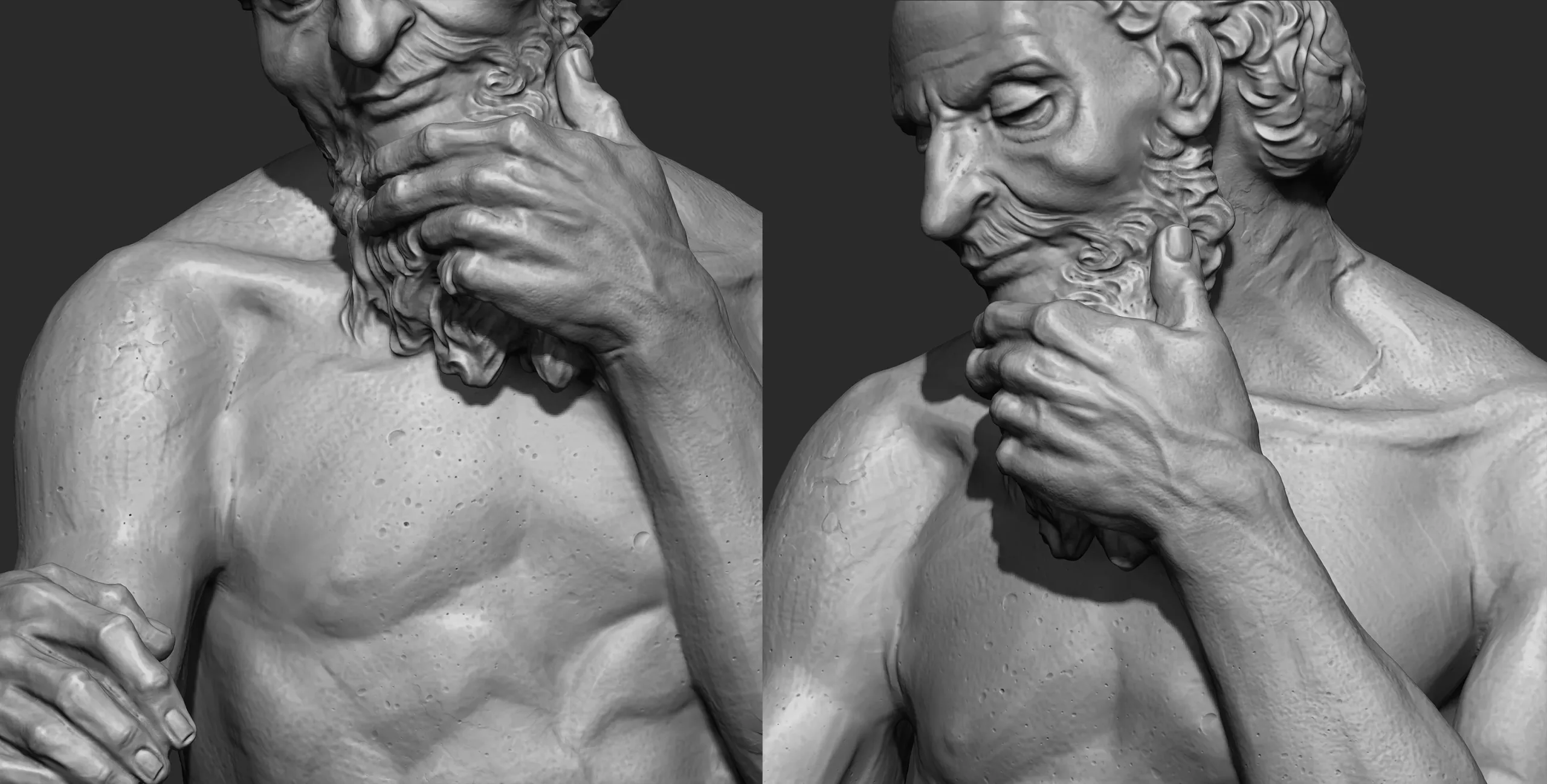 St.jerome Character Sculpture Zbrush 2019 HighPoly