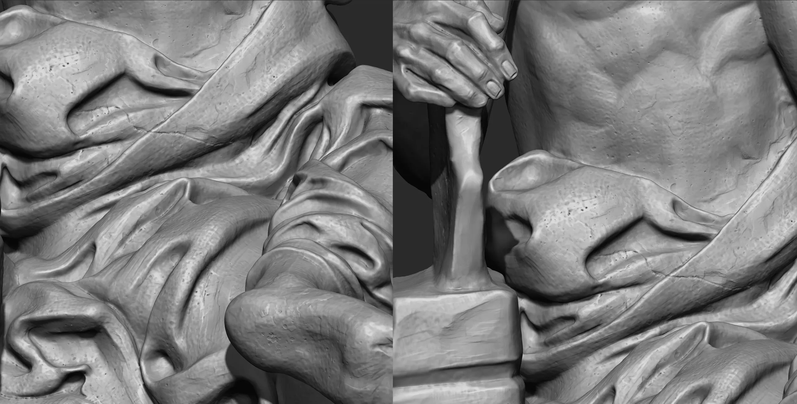 St.jerome Character Sculpture Zbrush 2019 HighPoly