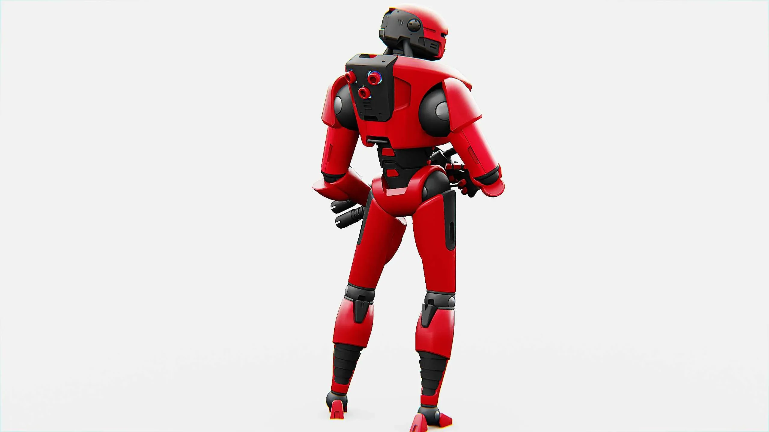 Mars Colony Trooper X-3000 Auto-Rig Pro Rigged For Mixamo, Unreal Engine Unity