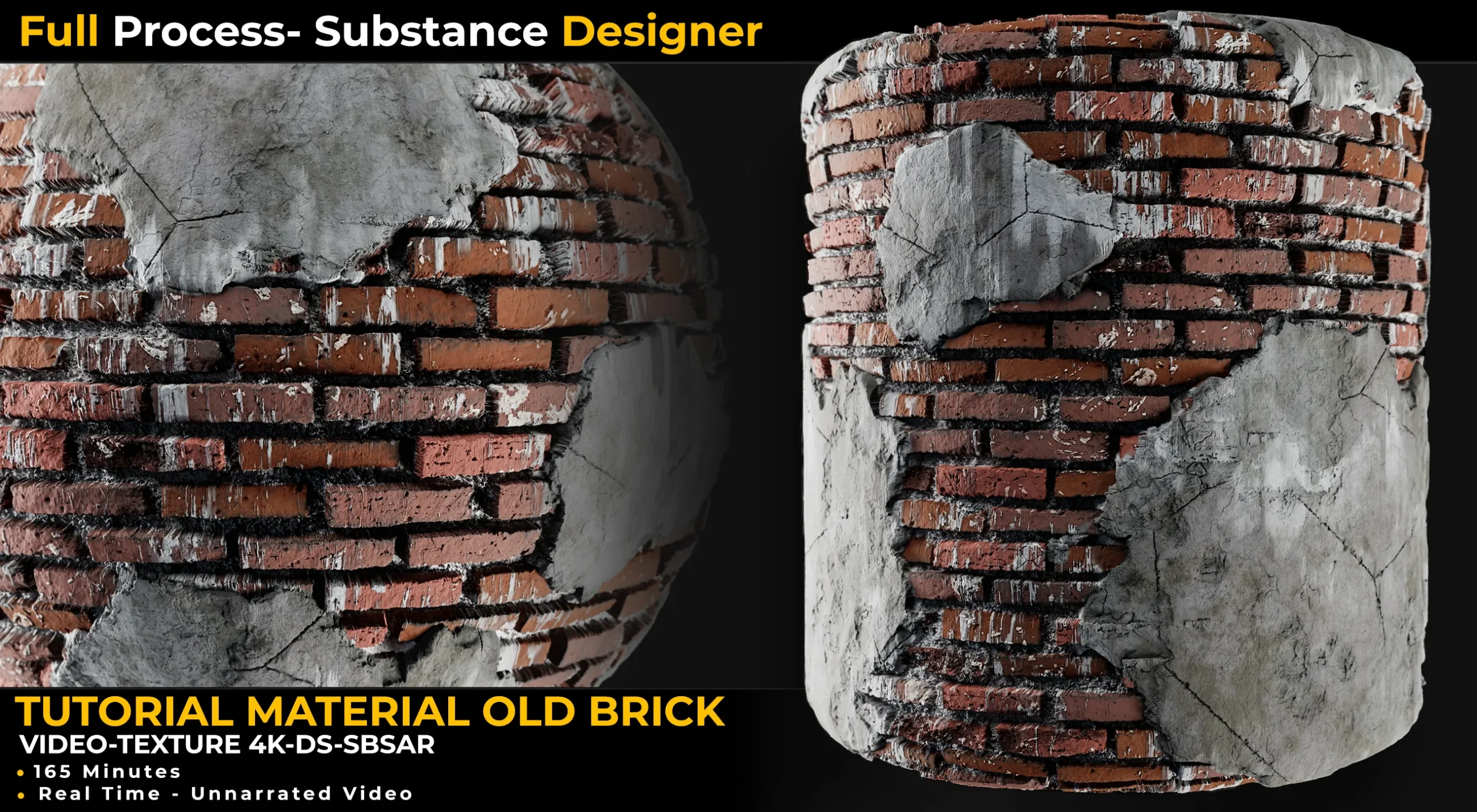 Tutorial Old Brick-Substance Designer Vol.04